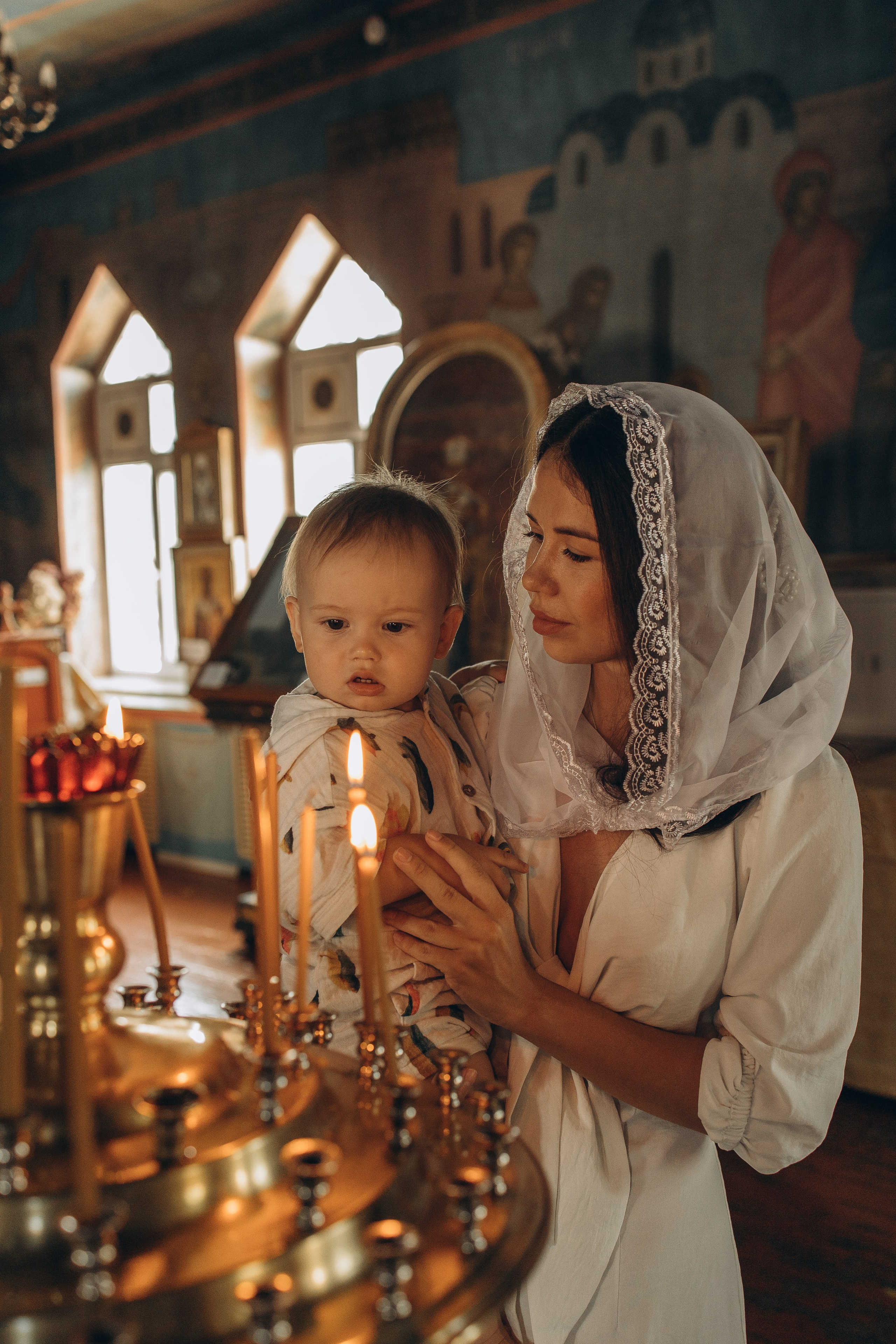 Таинство крещения. Семейный и фотограф новорождённых в Магнитогорске Ксения Соколова