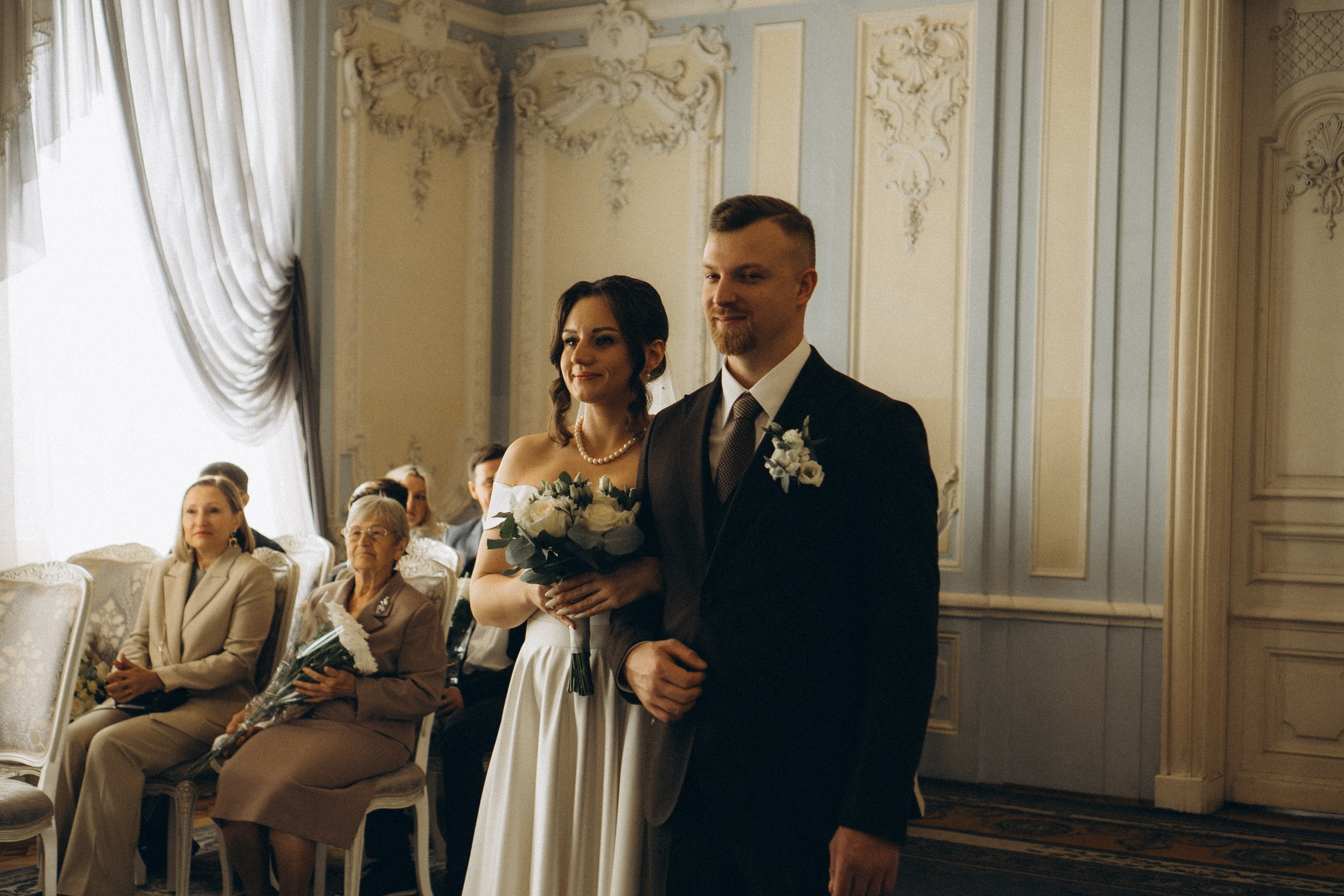 СВАДЕБНАЯ СЬЕМКА ВО ВТОРОМ ДВОРЦЕ БРАКОСОЧЕТАНИЯ. Профессиональный фотограф, Санкт-Петербург — Виктория Богомолова