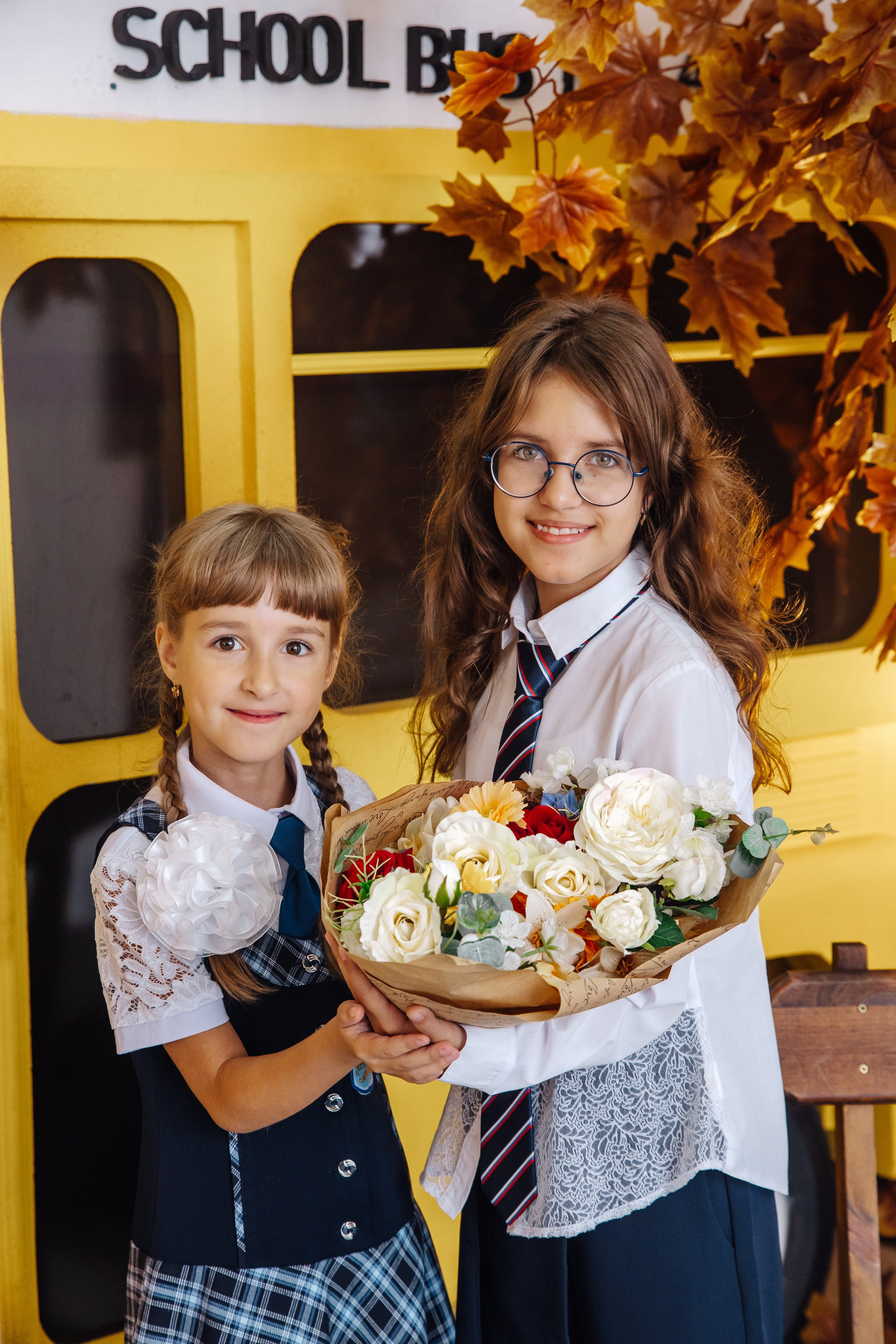 1 Сентября фотосессия Даши и Влада. Фотограф Воронеж, фотосъемка свадеб, детских садов, фотоальбомы