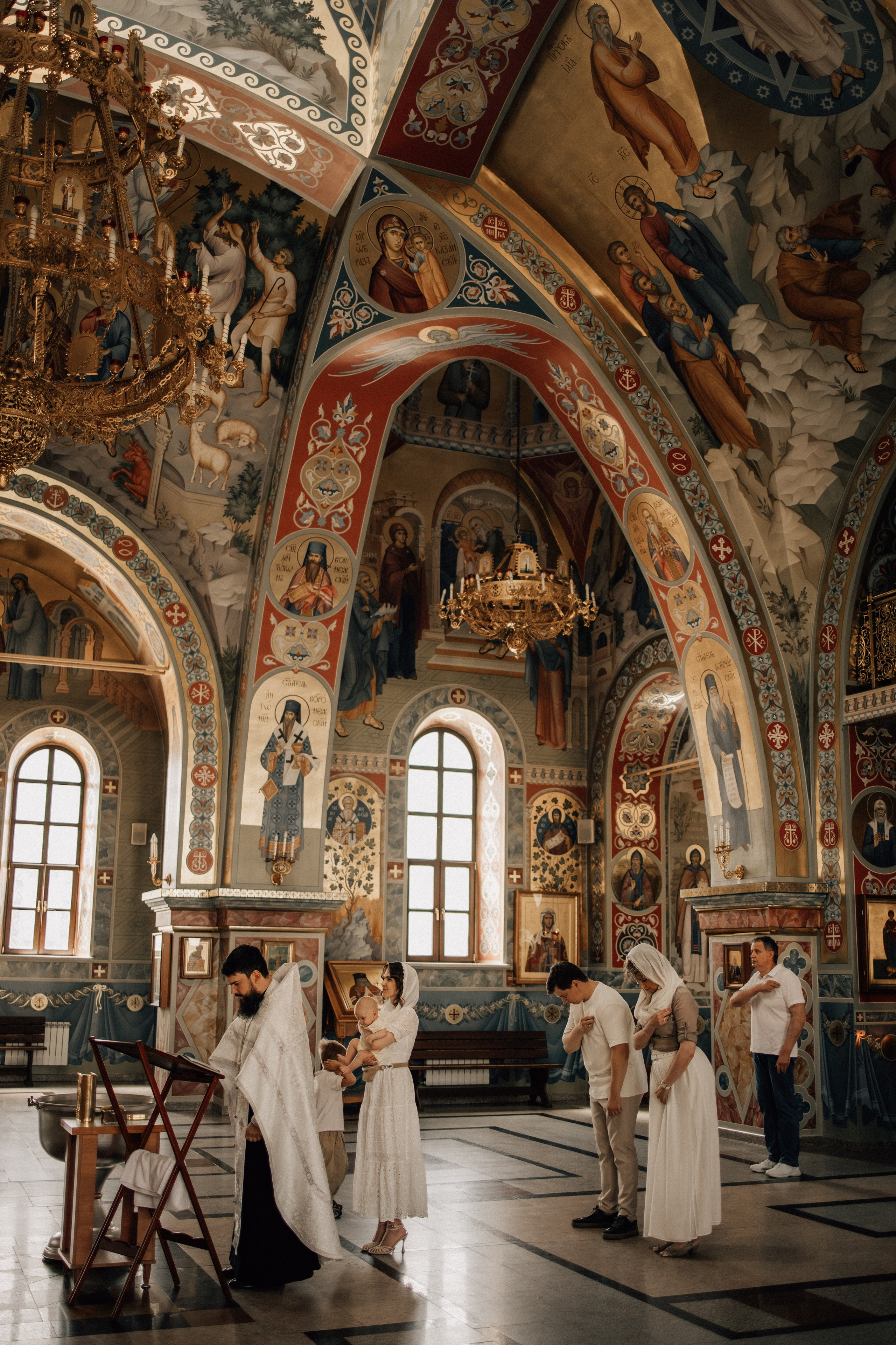 Съемка крещения в Воронеже, фотосессия крещения
