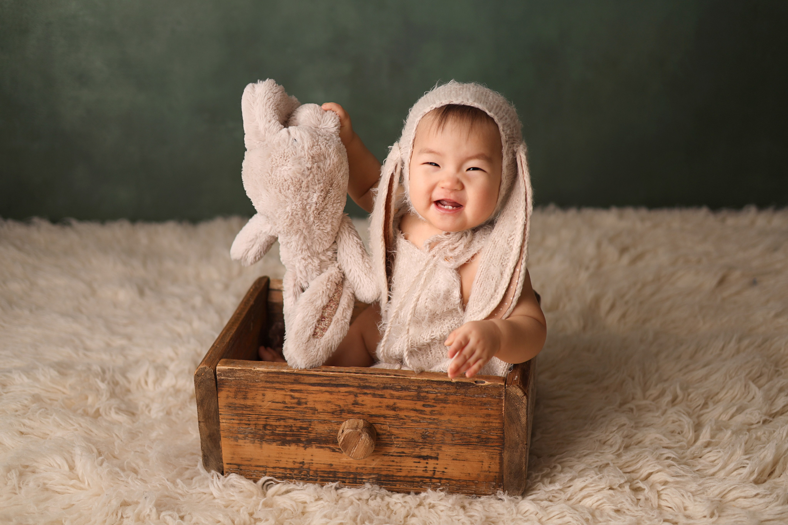 Фотосъемка одного годика Валерии. Фотограф новорожденных Москва. Ньюборн фотограф Москва