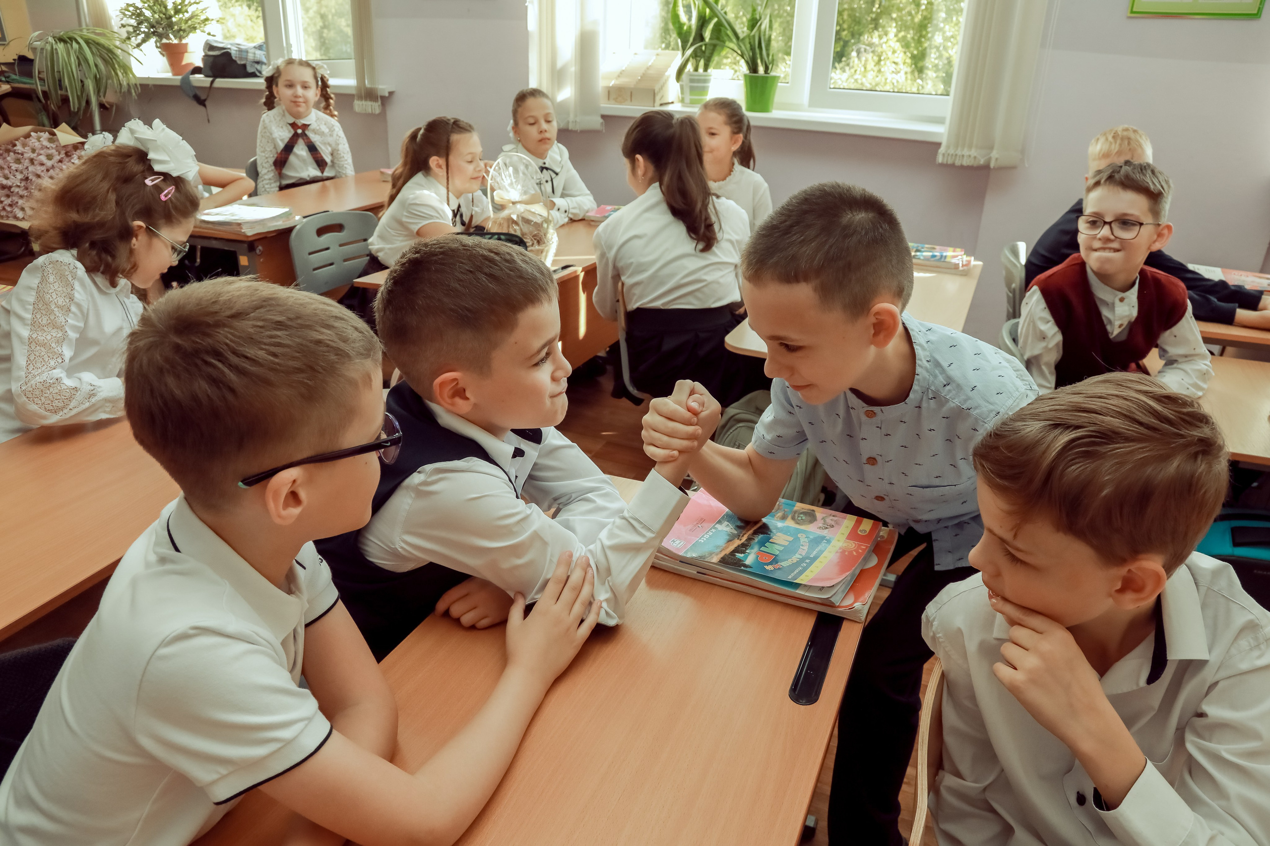 В школе. Детский и семейный фотограф Москва Наталья Матвеенко