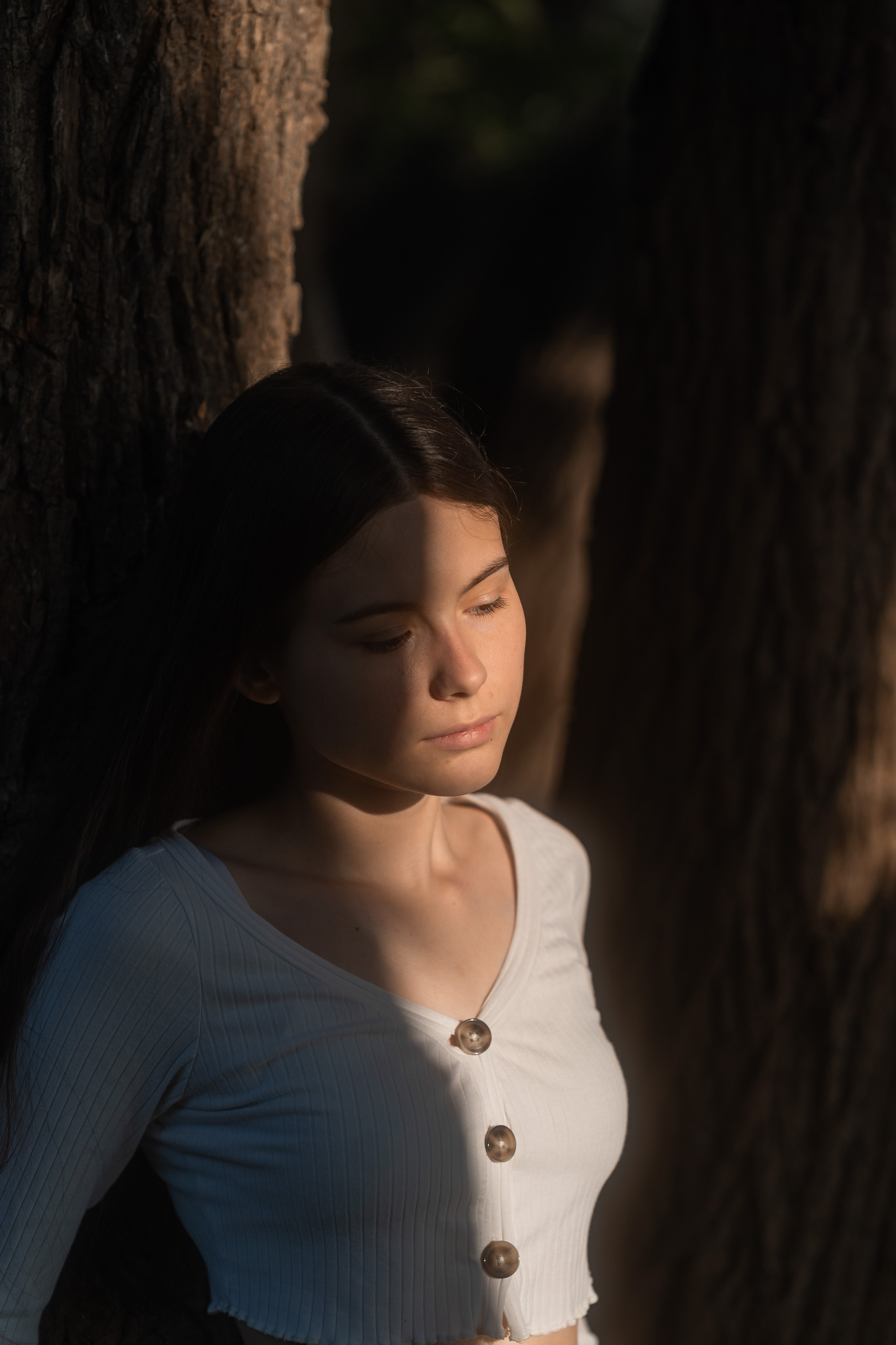 Женский портрет на природе