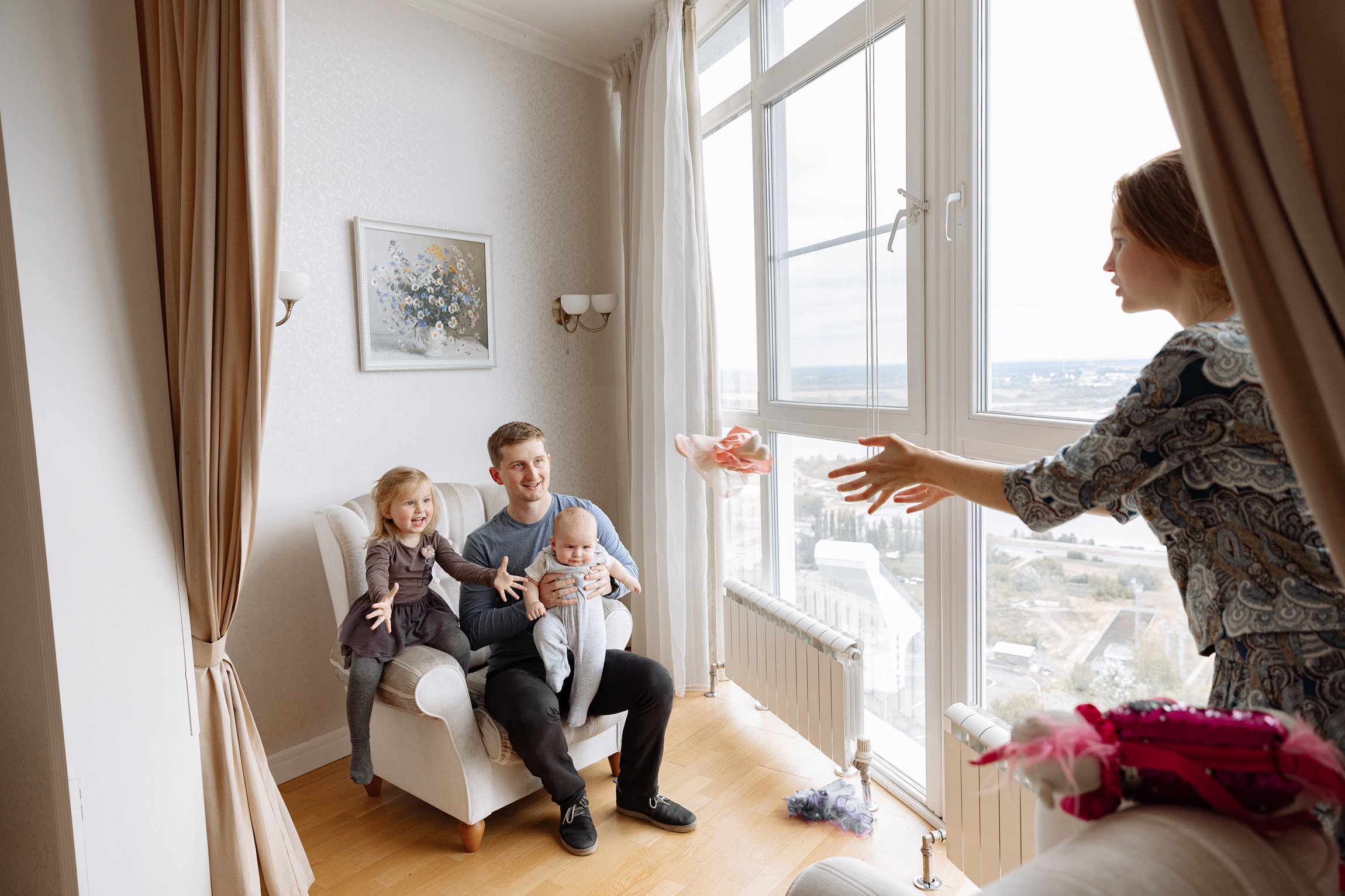 Фотограф Анна Руданова . семейная съемка дома