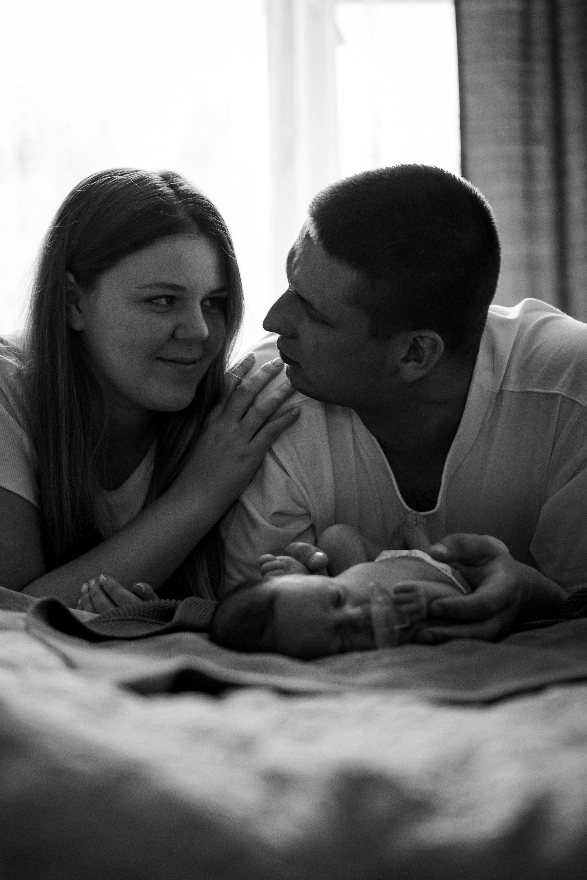 Петя с родителями, домашняя фотосессия. Фотограф Ольга Игорева