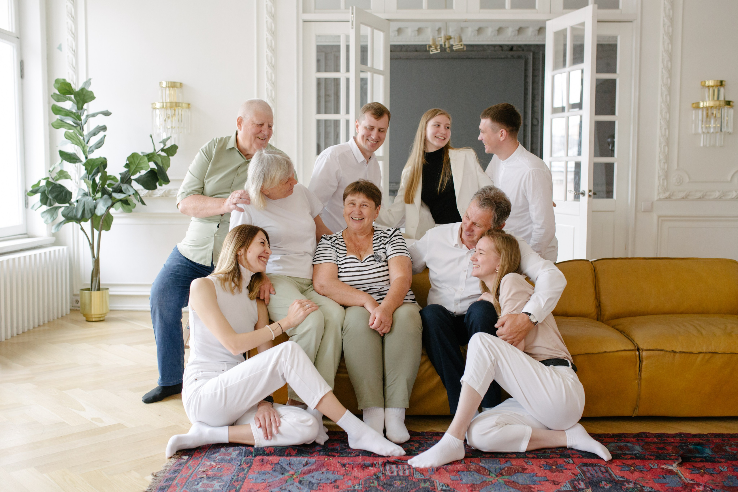 3 поколения, семейная. Свадебный и семейный фотограф в Санкт-Петербурге Исупова Юлия