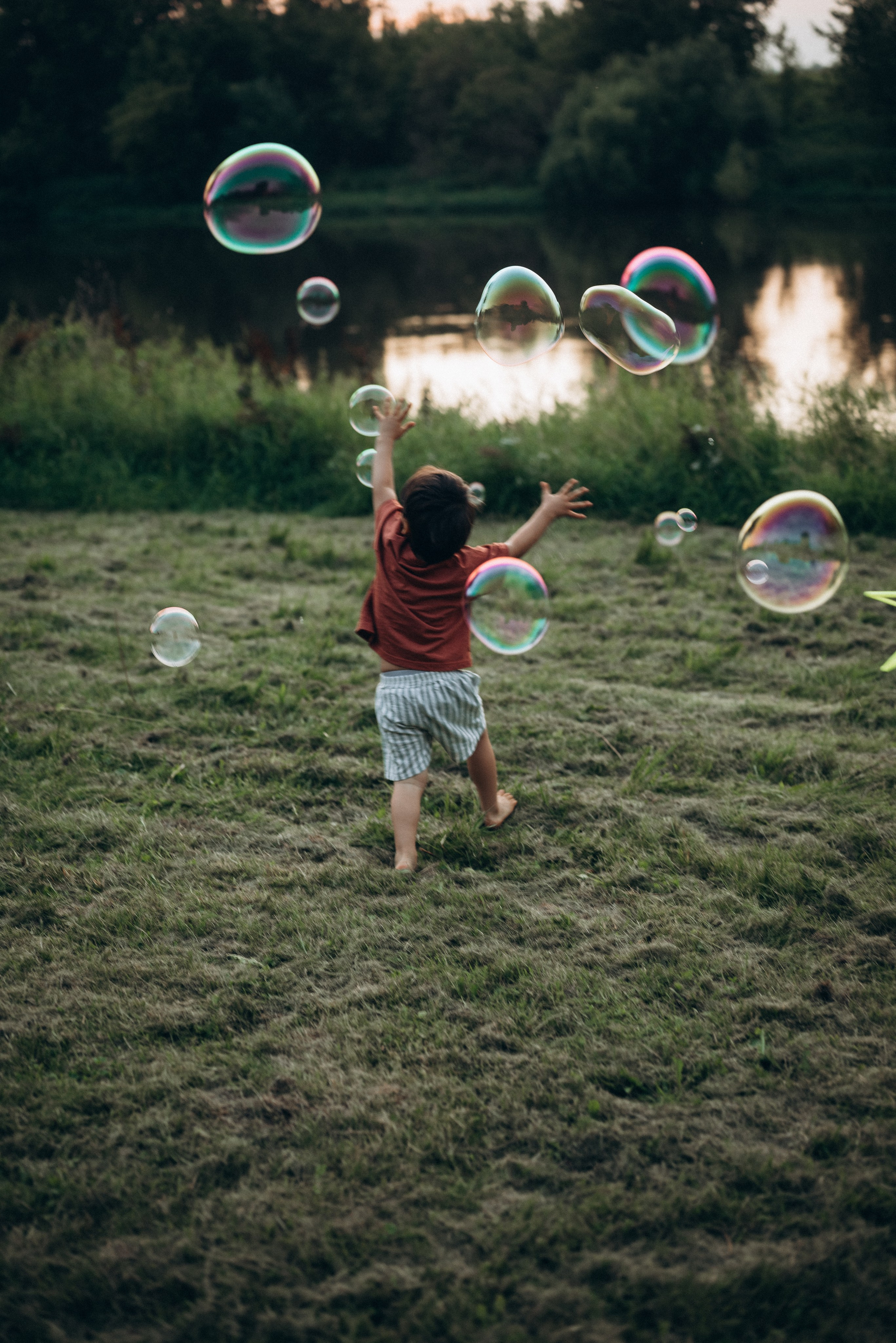 Игры на закате. Семейный фотограф в Москве Дарья Пузикова