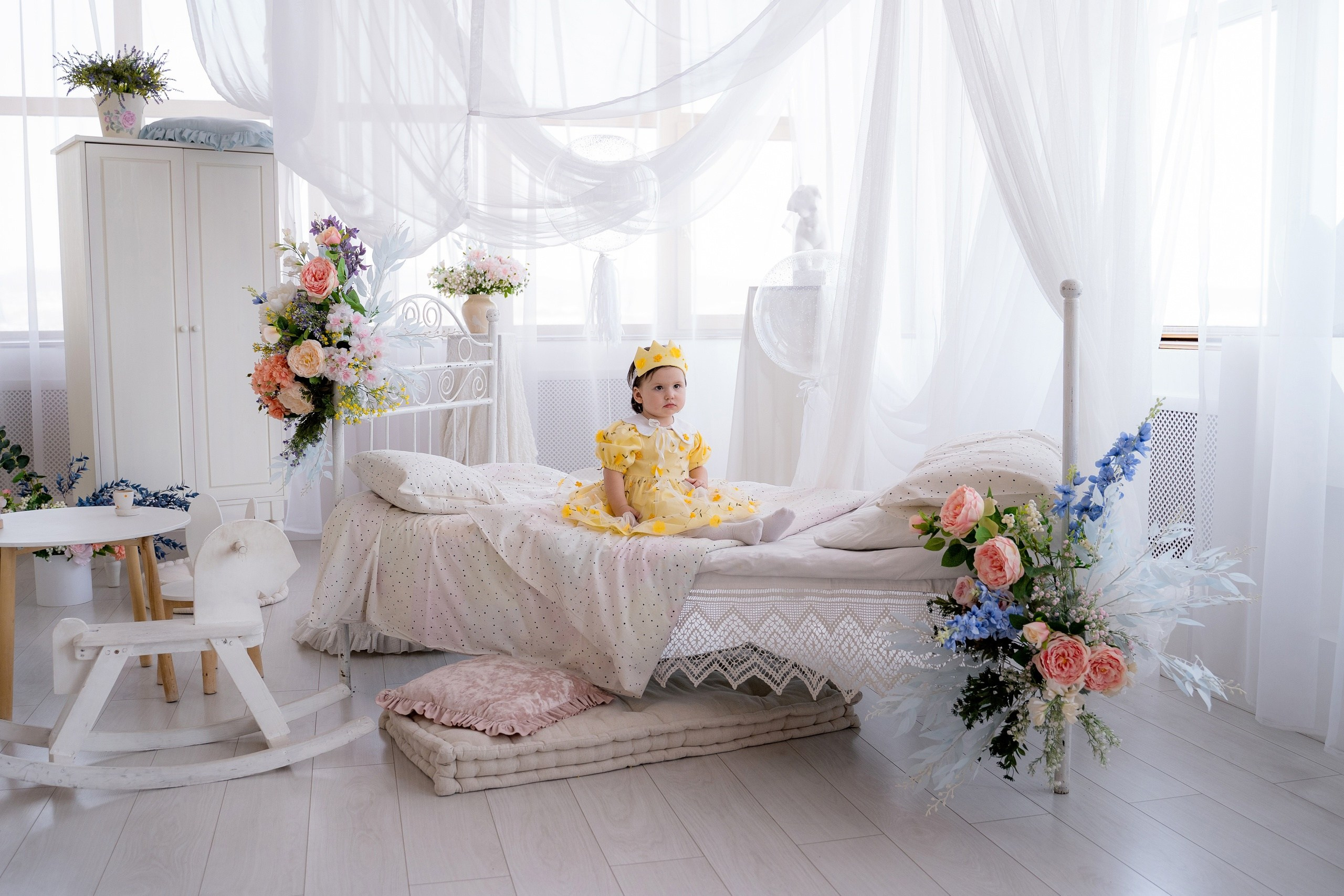 Маленькие принцессы. Фотостудия Малина в городе Улан-Удэ. Фотограф Ирина Жарникова