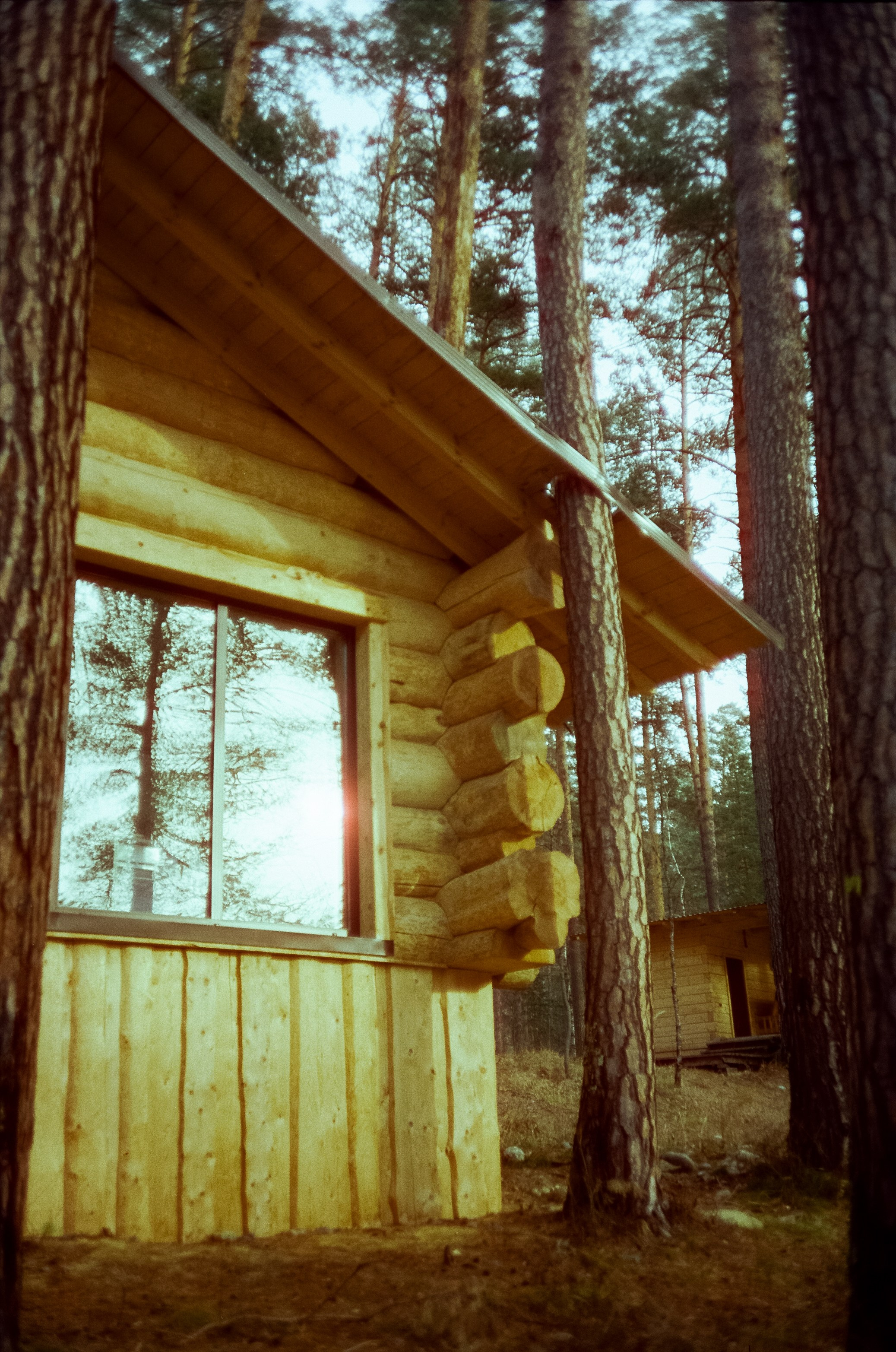 База с домами из бревен / 16 декабря 2023 года (-18℃) / LFANI WT2 Nove