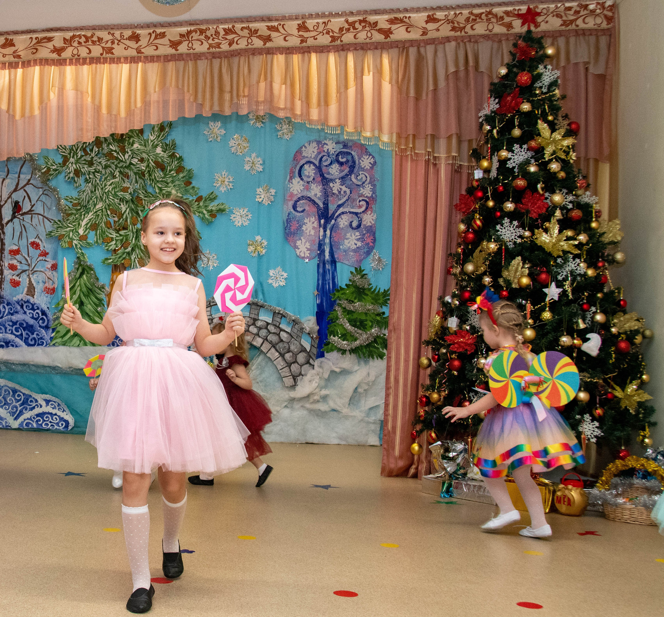 2023 Новый год. Акварель, Первомайка. Репортажный и детский фотограф в Новосибирске