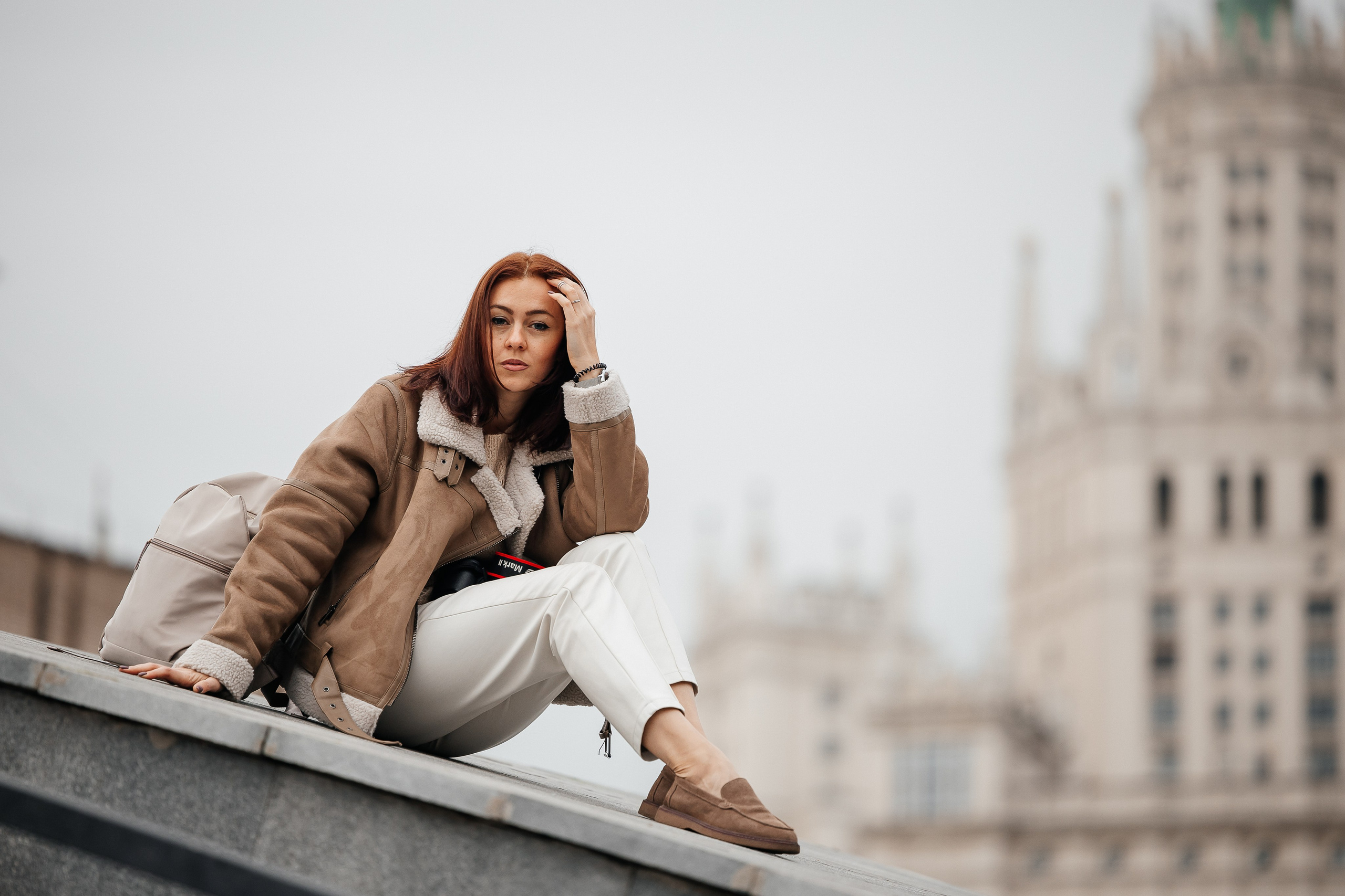 Прогулка у высотки на Котельнической набережной. Свадебный и семейный фотограф в Москве Красинская Мария