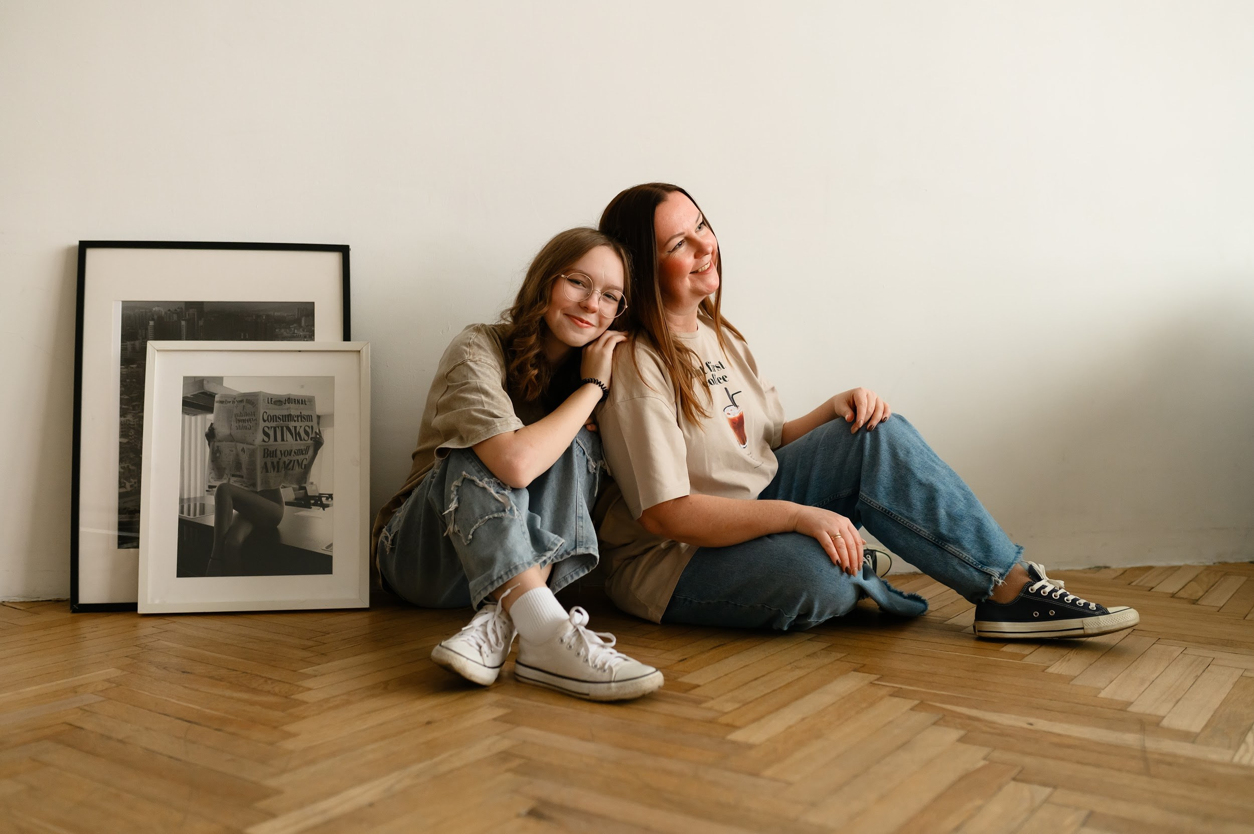 Семья. Минимализм. Фотограф Марина Росси