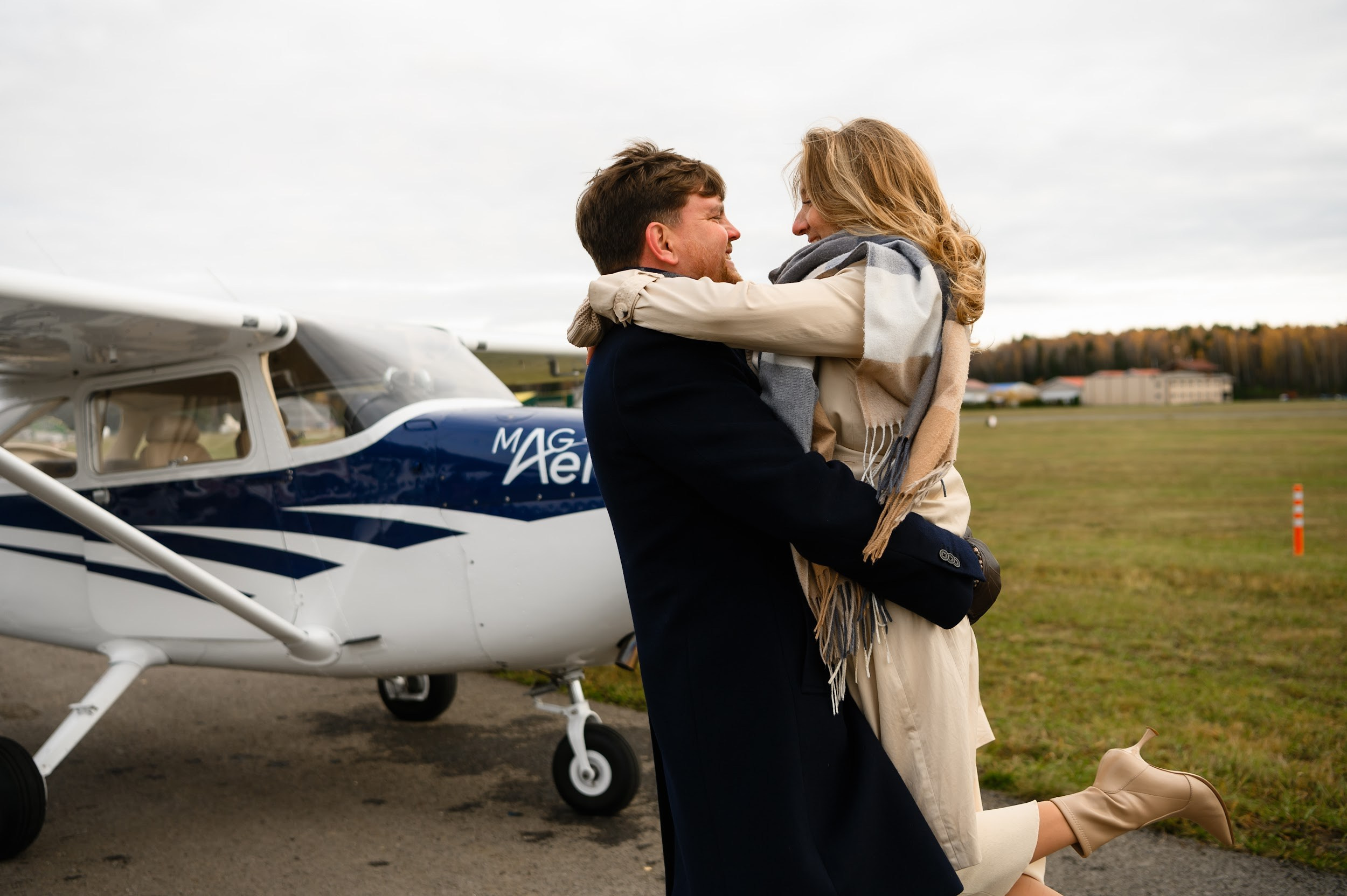 Love-story. Самолёт. Фотограф Марина Росси