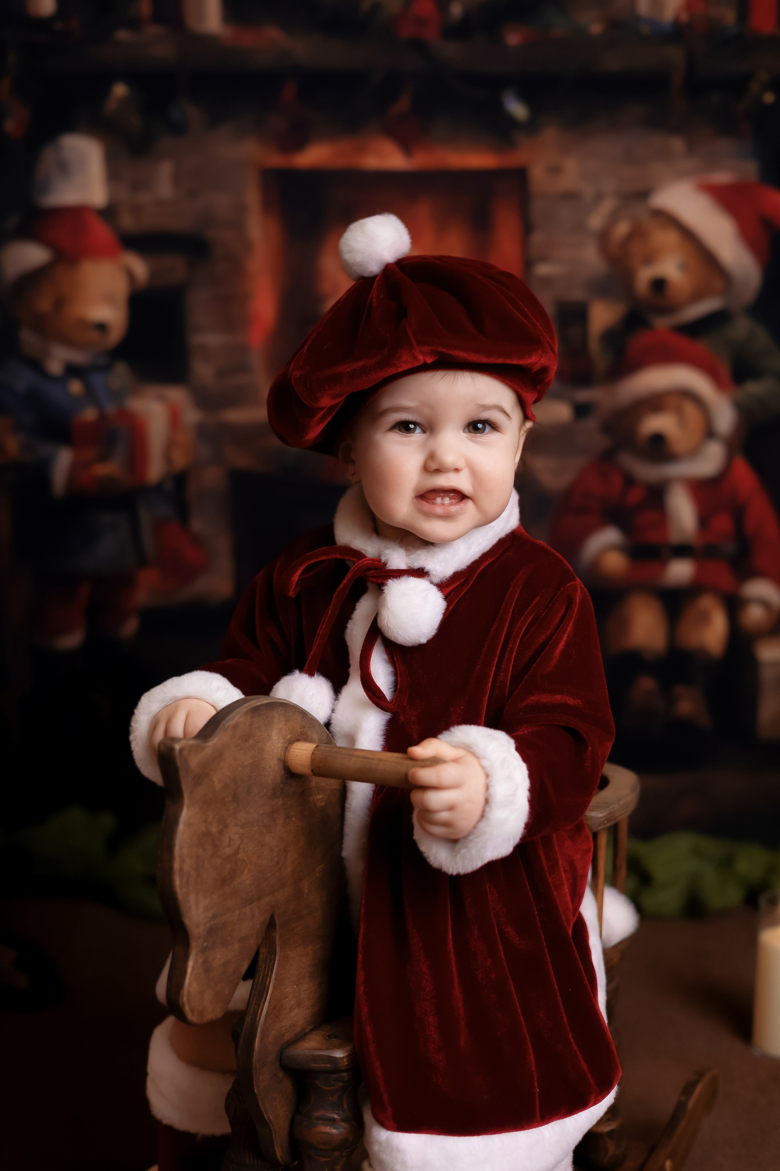 Фотосессия на годик в дспециализированной детской студии