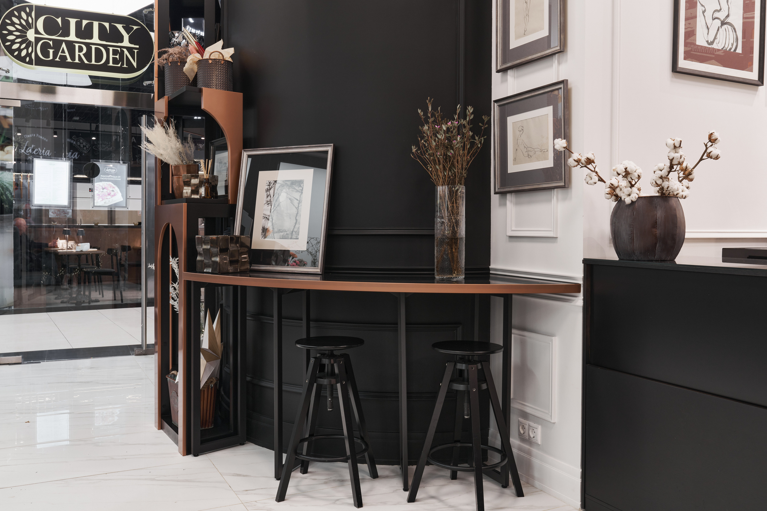 Салон цветов и искусства City Garden. Евгения Четий — интерьерный фотограф в Москве, Санкт- Петербурге, Сочи