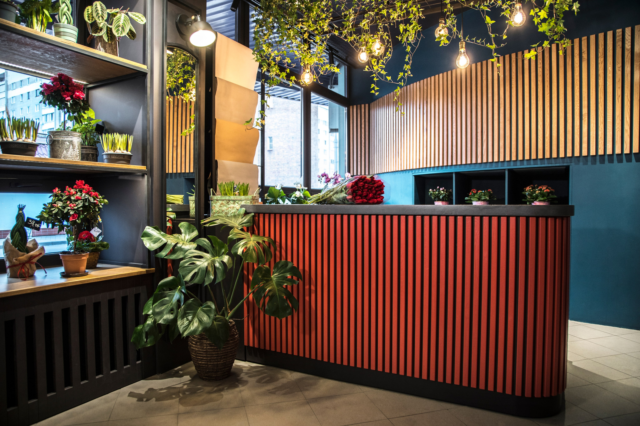 Цветочный магазин. MIRRO STUDIO Дизайн интерьера и реализация под ключ Варшава