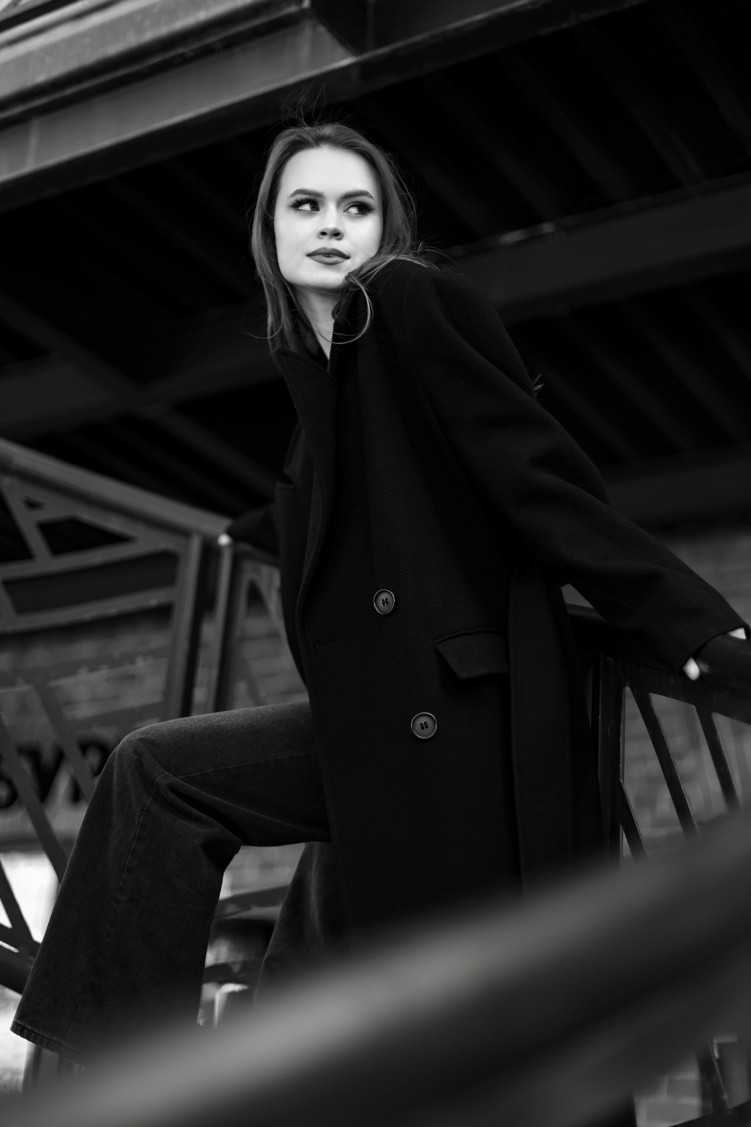 Фотосъемка девушки в пространстве Seno. Свадебный и портретный фотограф в Санкт-Петербурге Надежда Чечулина