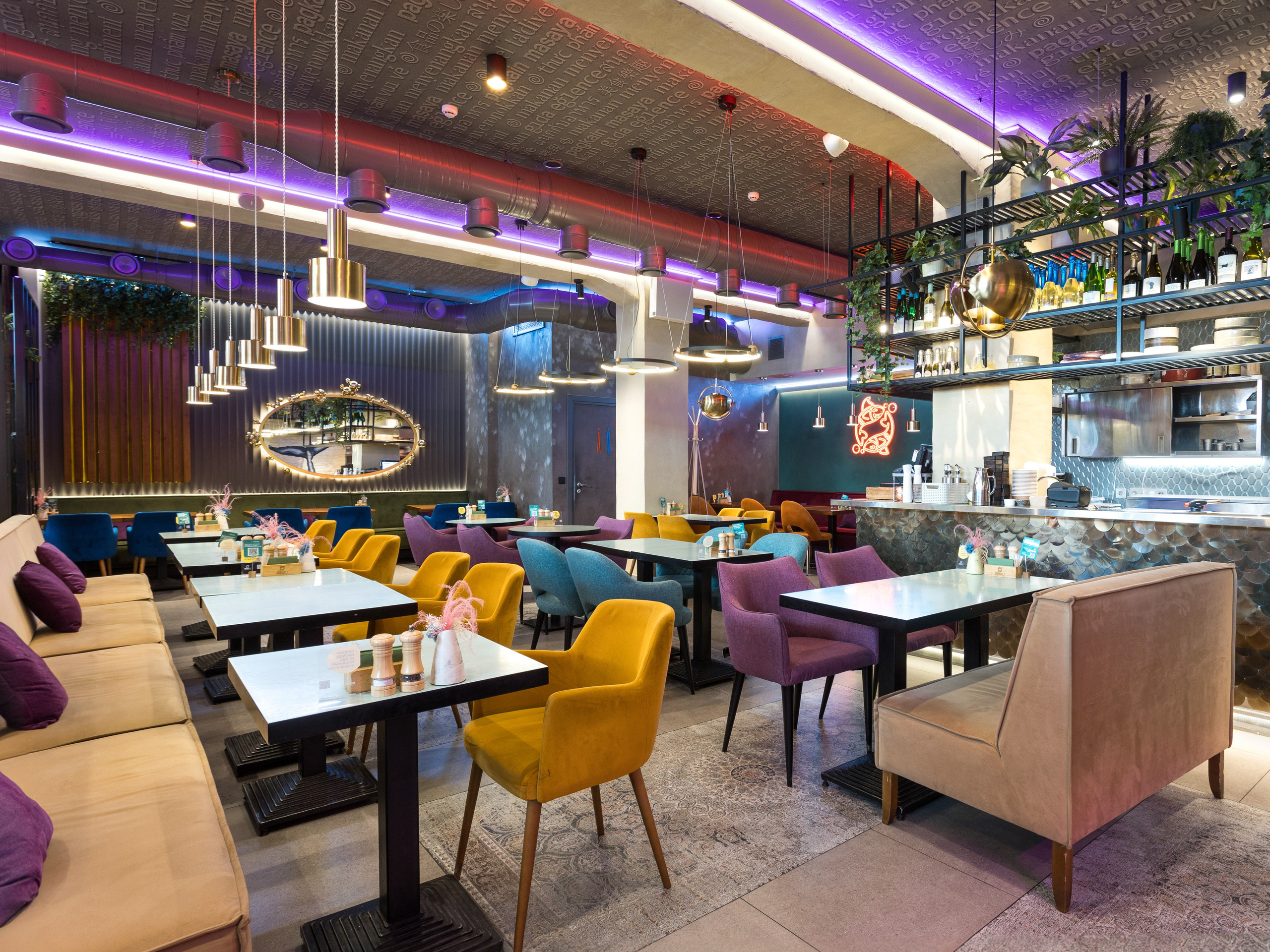 Ресторан NEMO. Интерьерный фотограф в Новосибирске