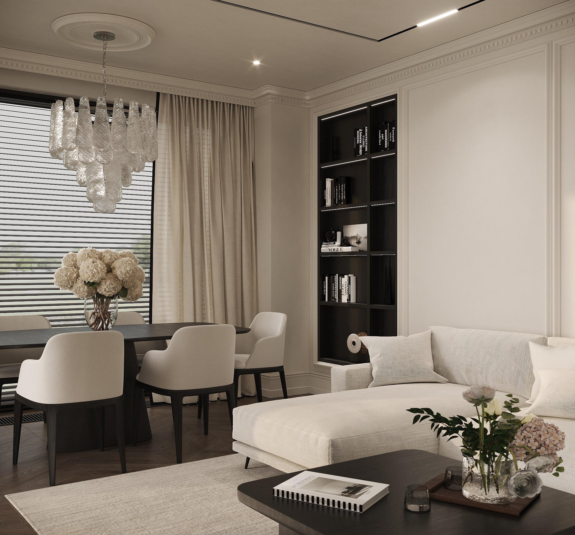 Willtowers 85 sqm. Алла Нечаева|Интерьерная визуализация