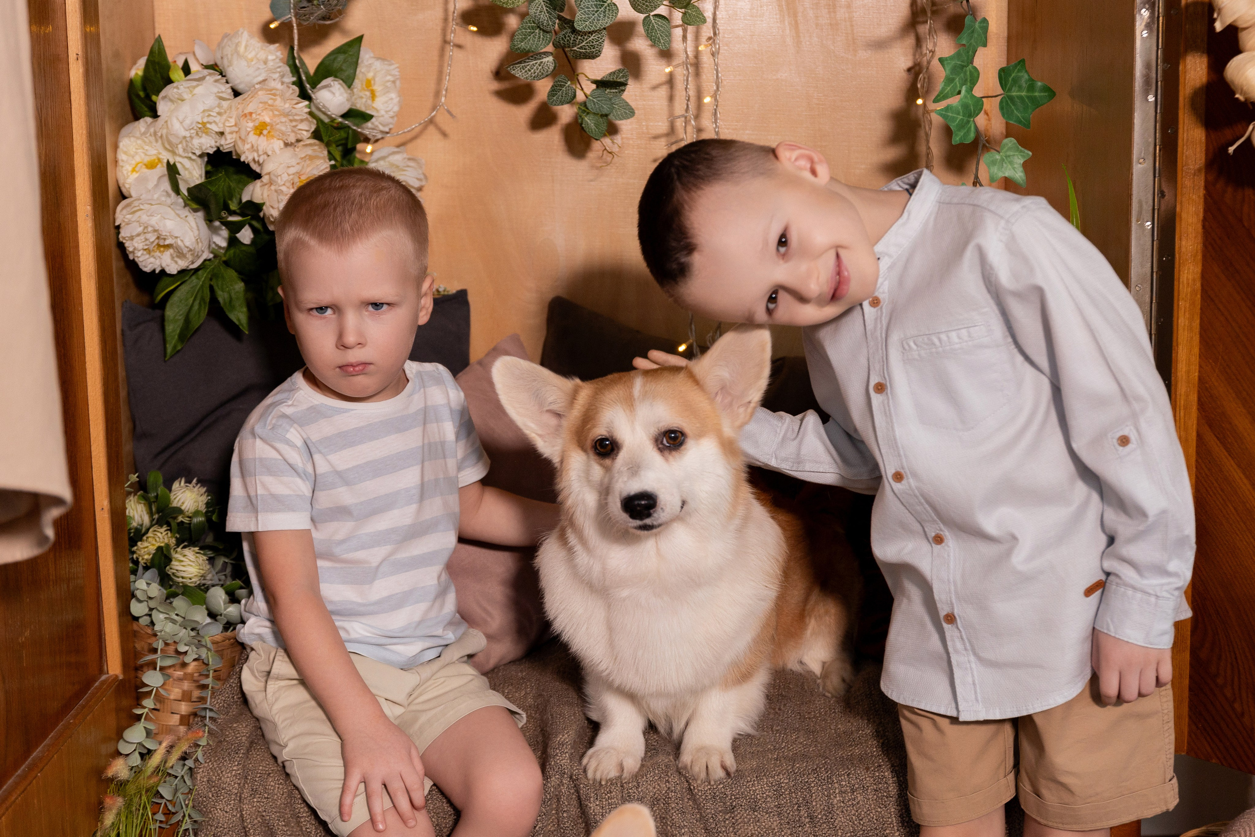 Фотосессия с корги. Семейный и свадебный фотограф в Санкт-Петербурге Татьяна Швыкова