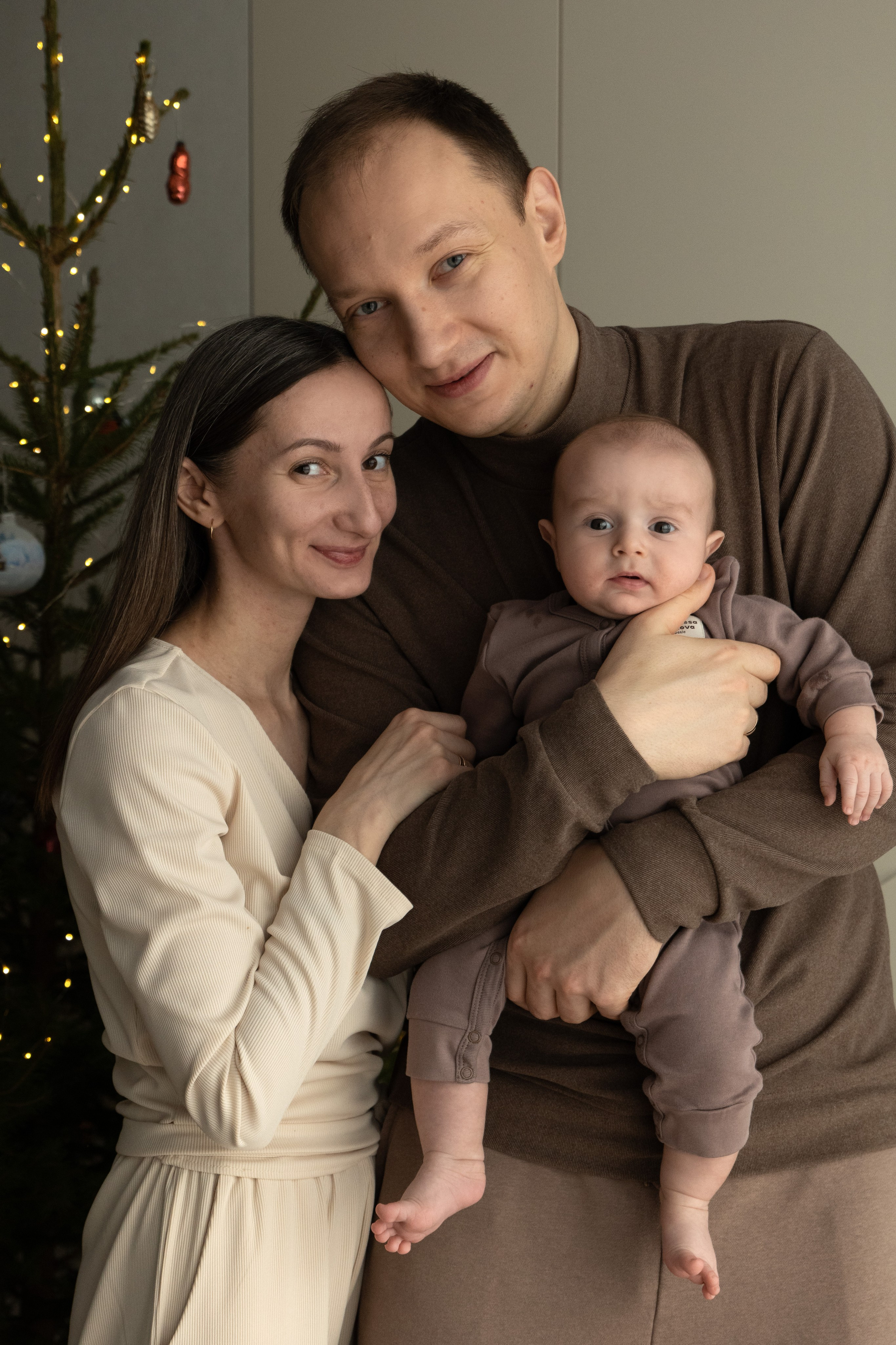 Домашняя новогодняя фотосессия с малышом. Фотограф видеограф Ольга Василевская