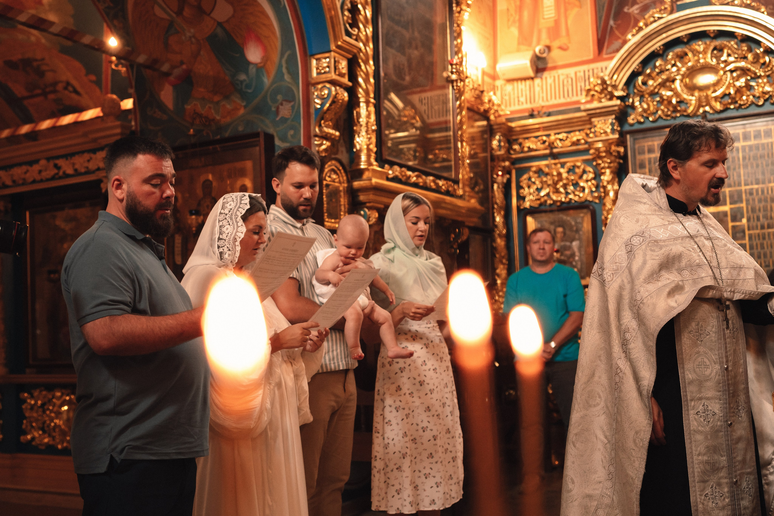 Крещение Матвея. Семейный фотограф Валерия Фабричникова, Москва