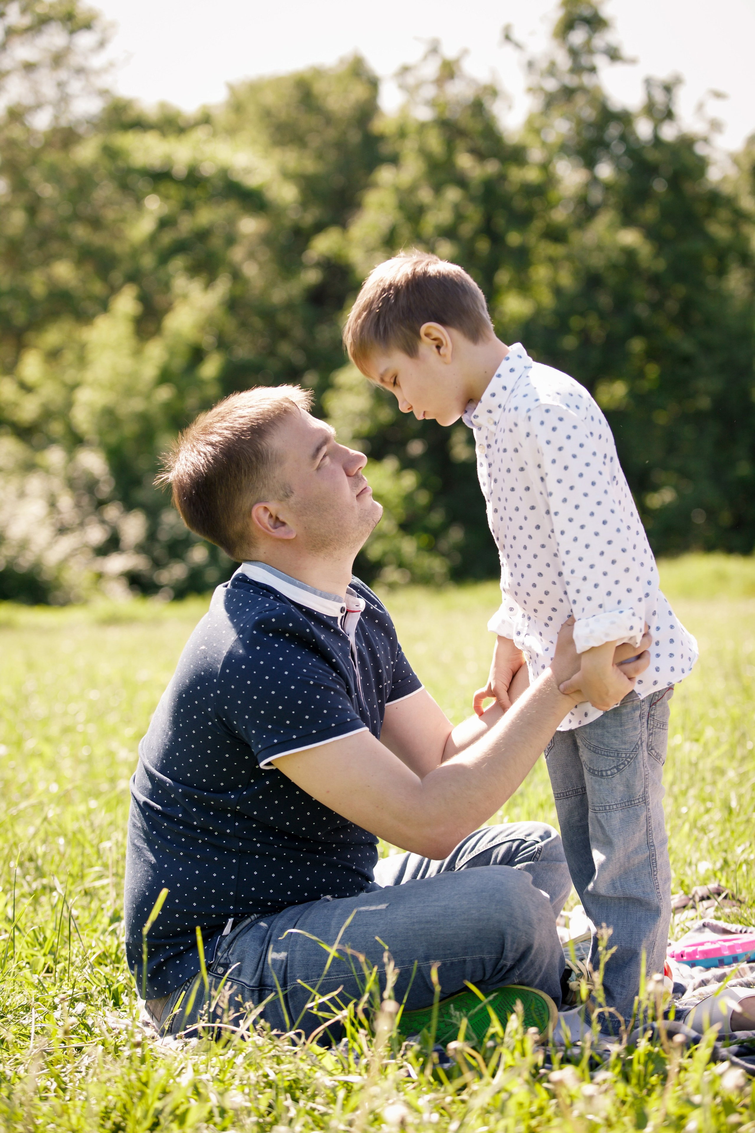 Семейная съемка в парке. Фотографы в Москве Светлана Устинова и Сергей Грачев