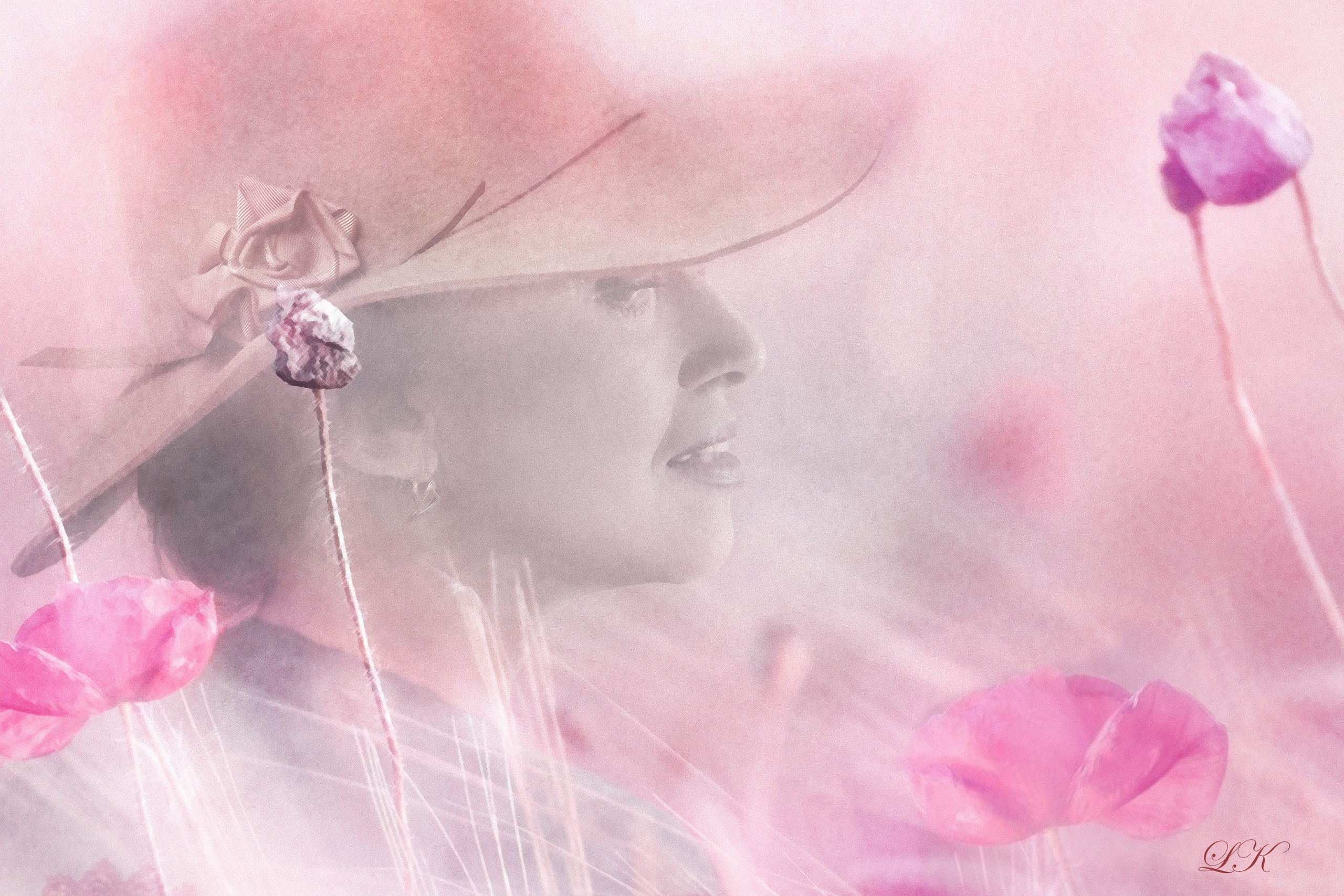 Абстракция женских портретов