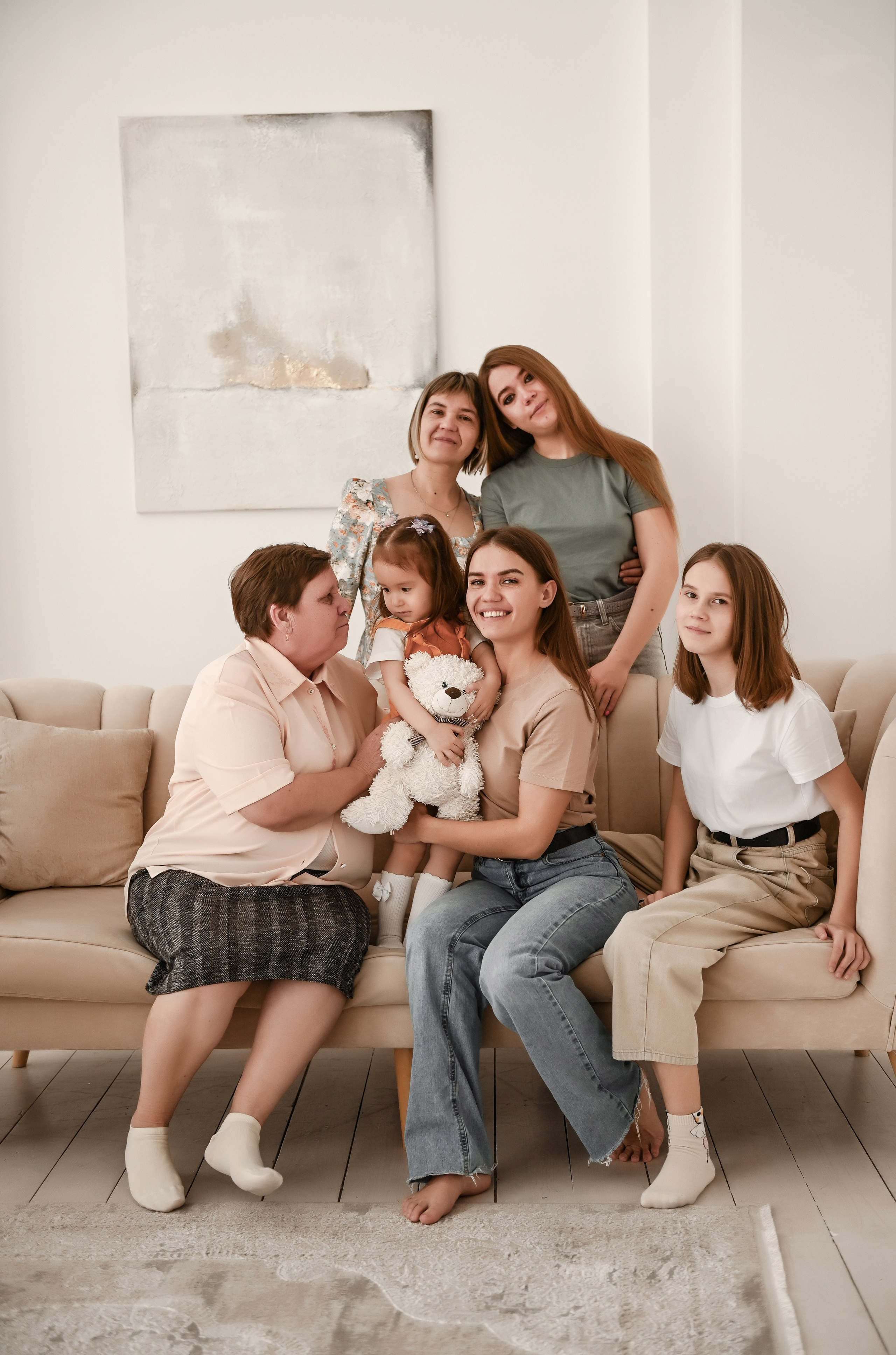 Семейная студийная  фотосессия 2. Свадебный, семейный, детский, контент фотограф в Омске Максим Ильин