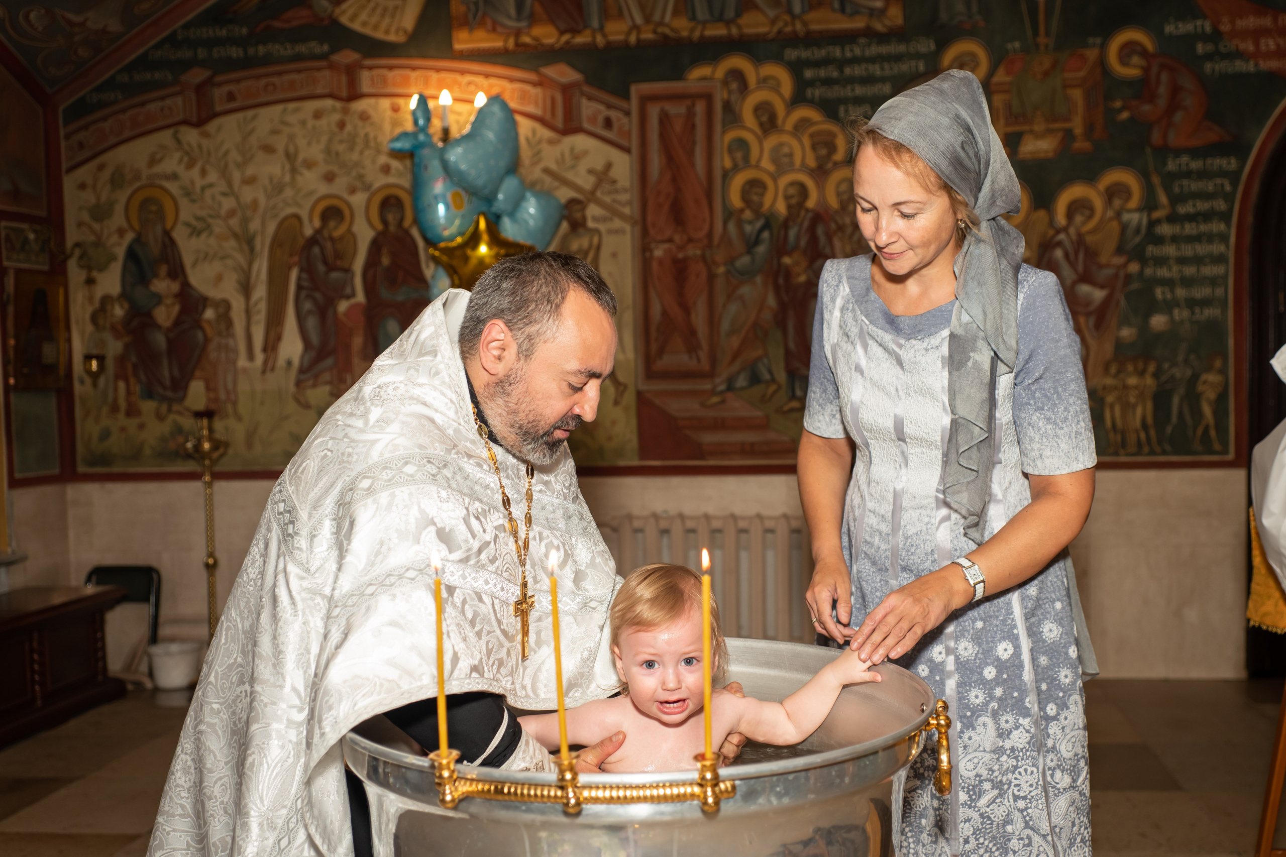 Крещение. Семейный и детский фотограф в Москве Евгения Миронова