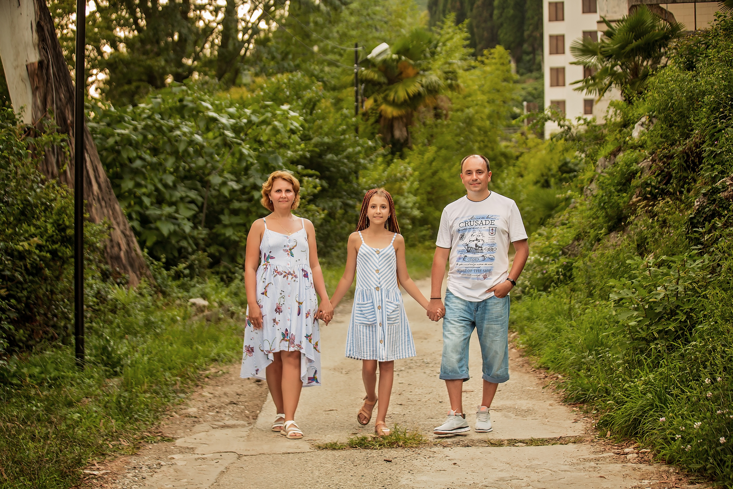 Семья на балконе Джульетты. Свадебный и семейный фотограф в Абхазии Эля Цишба