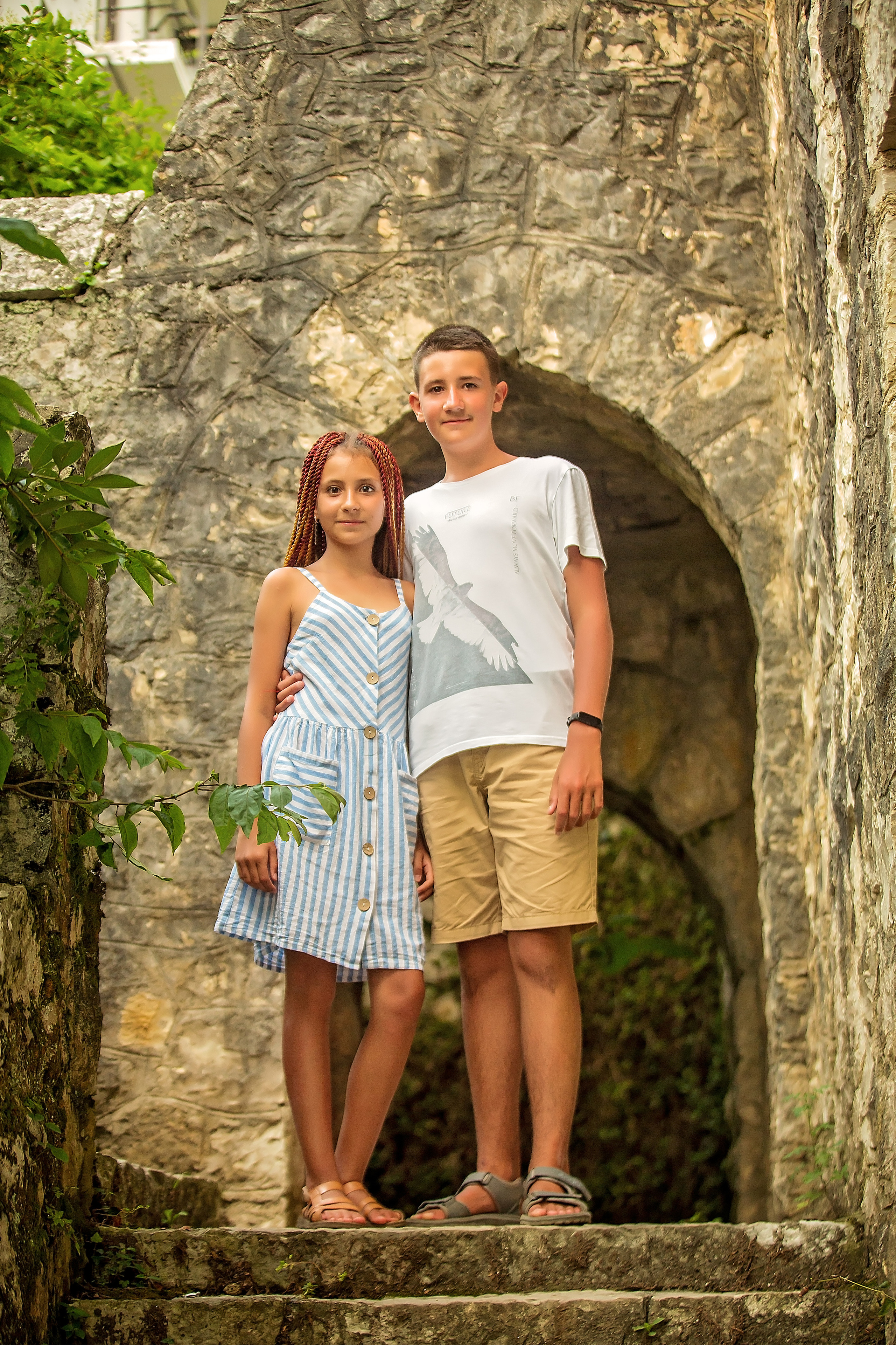 Семья на балконе Джульетты. Свадебный и семейный фотограф в Абхазии Эля Цишба