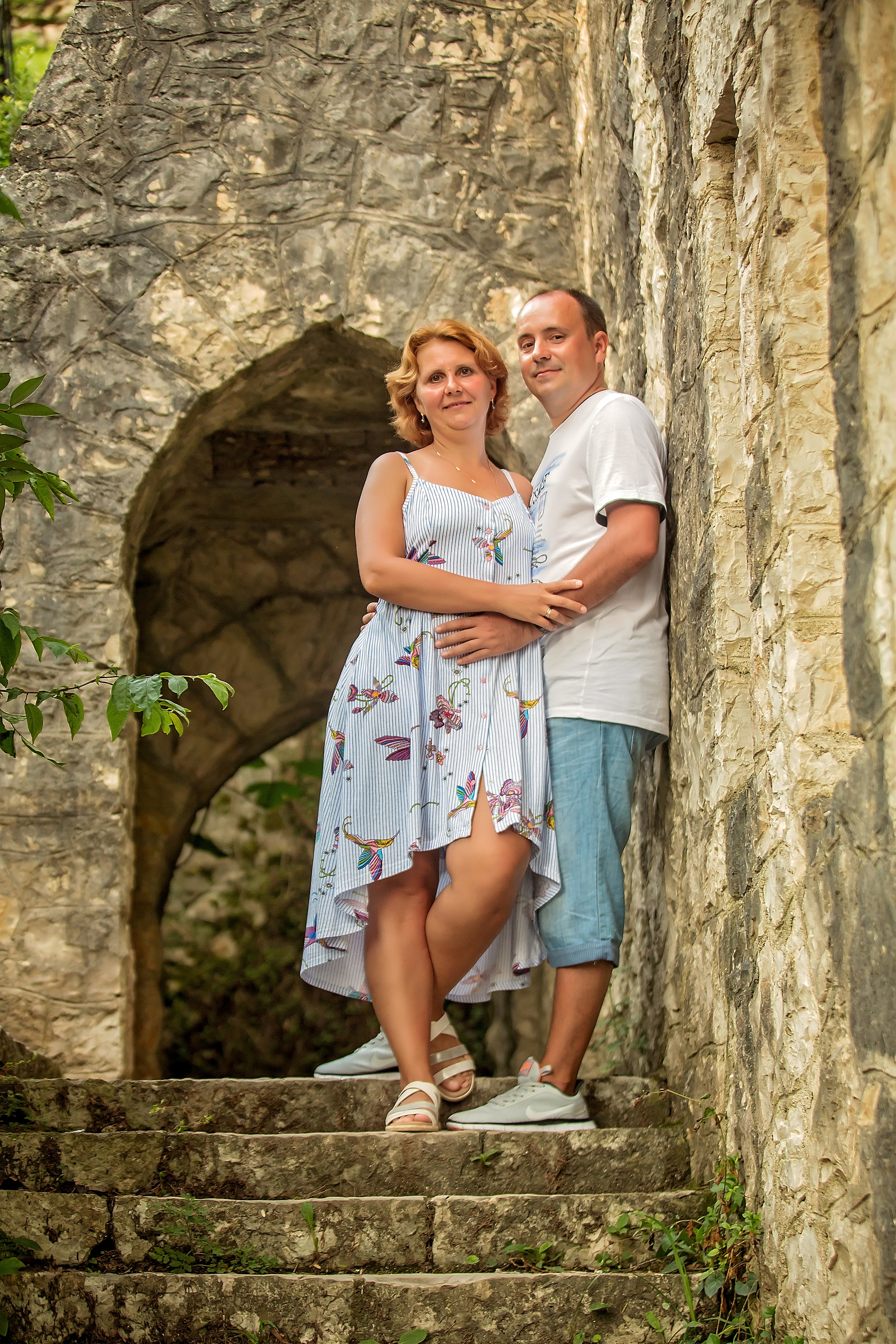 Семья на балконе Джульетты. Свадебный и семейный фотограф в Абхазии Эля Цишба