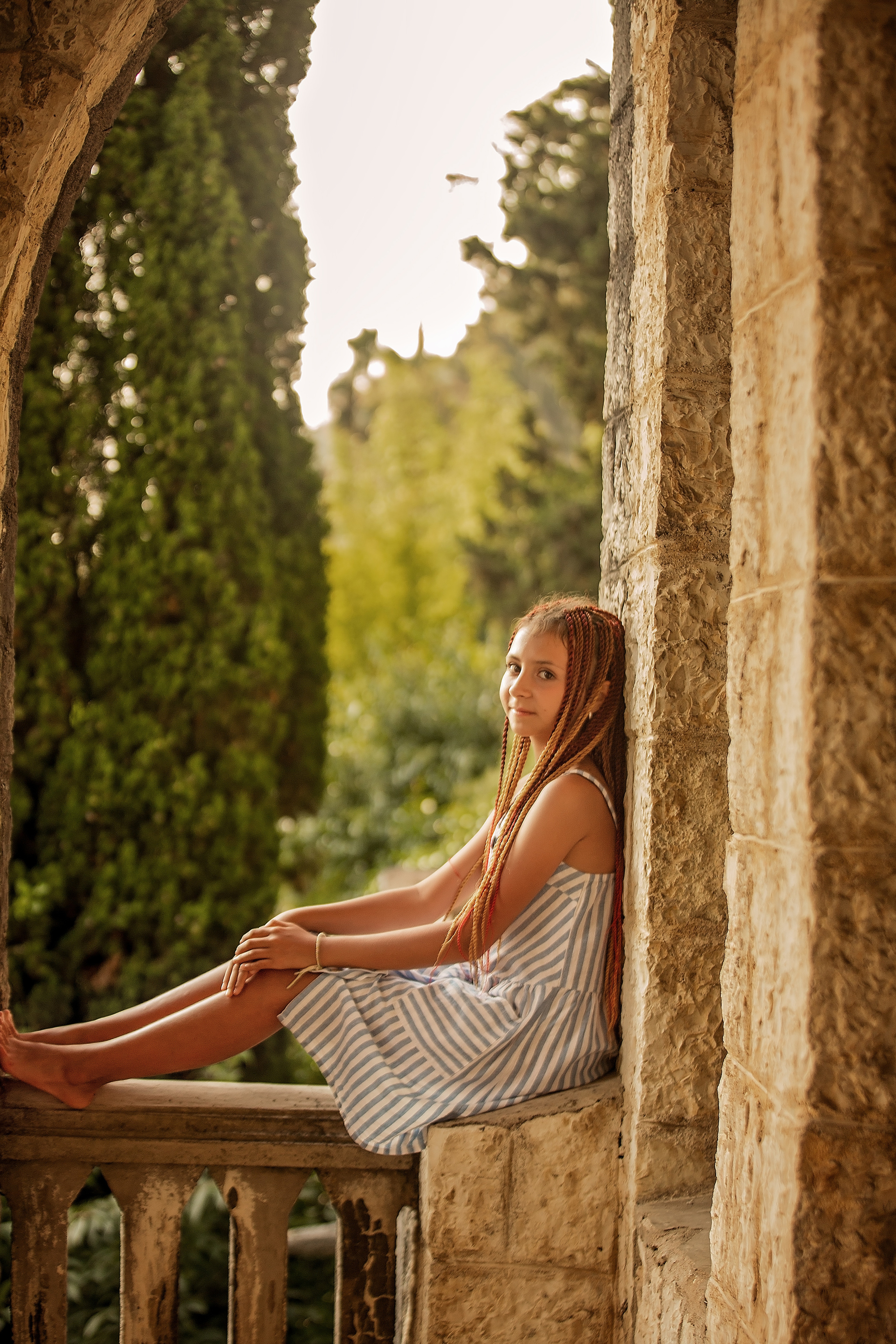 Семья на балконе Джульетты. Свадебный и семейный фотограф в Абхазии Эля Цишба