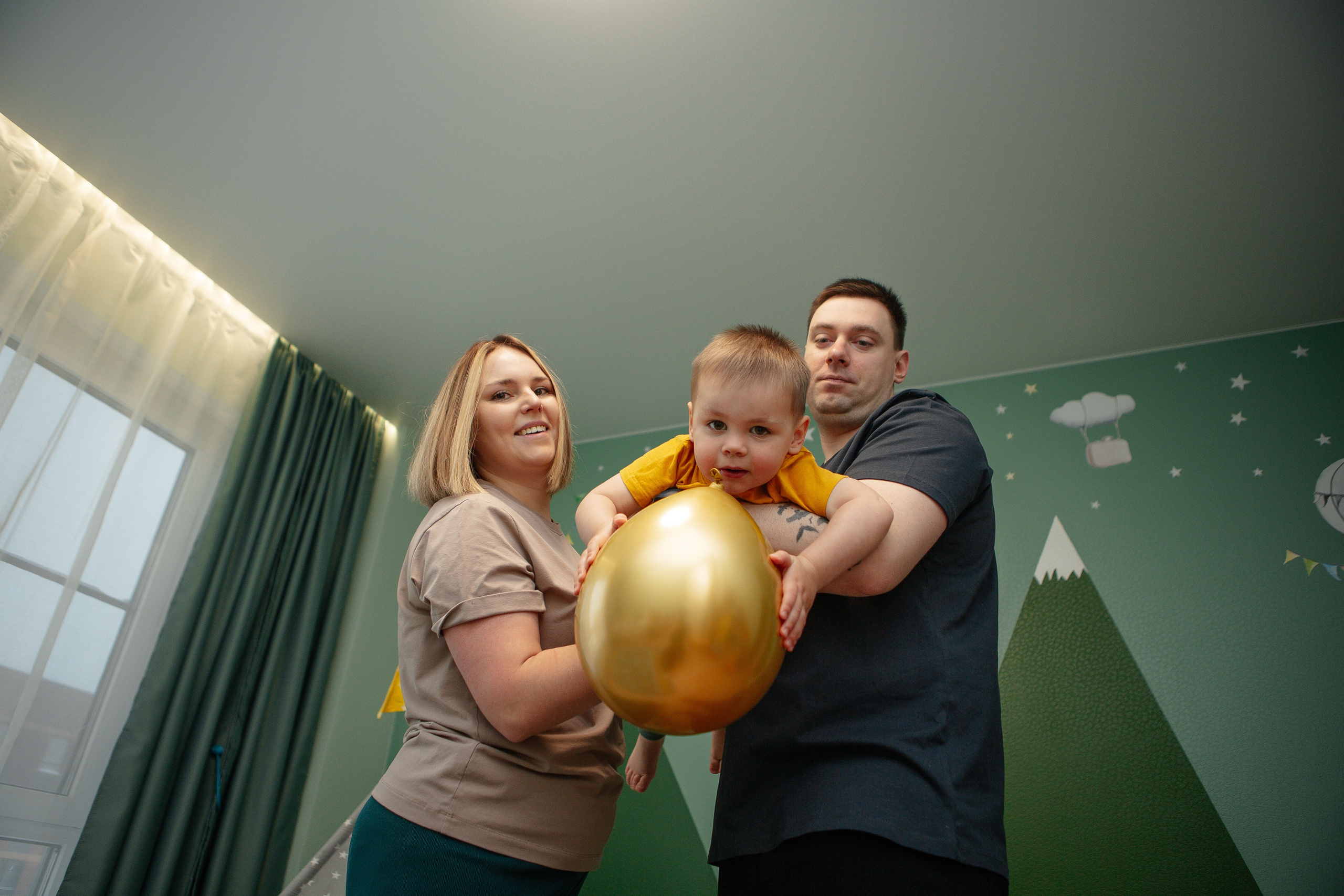 Роман и его семья. Семейный и детский фотограф в Москве Александра Мак