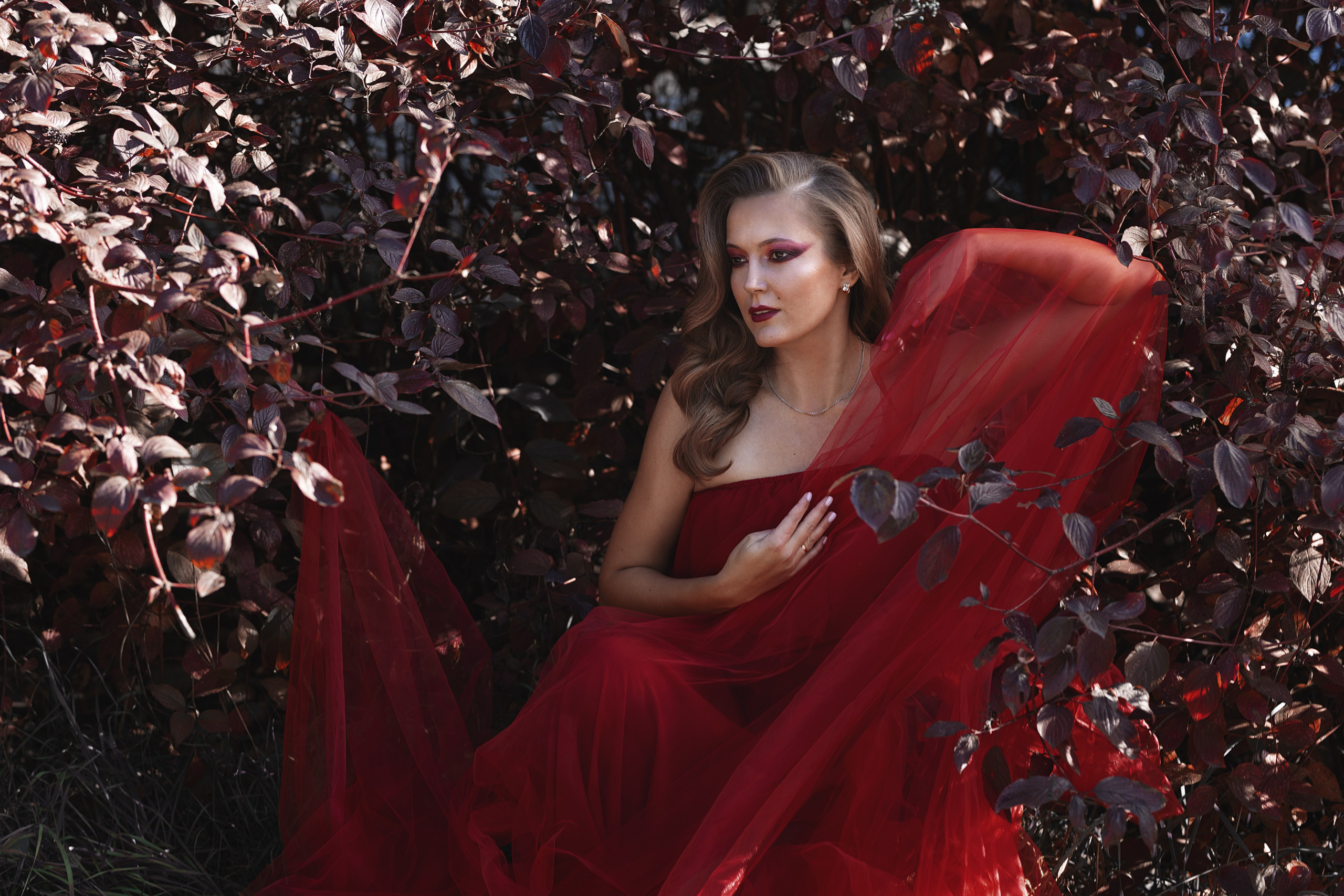 Red garden. Портретный фотограф Кристина Лукьянова