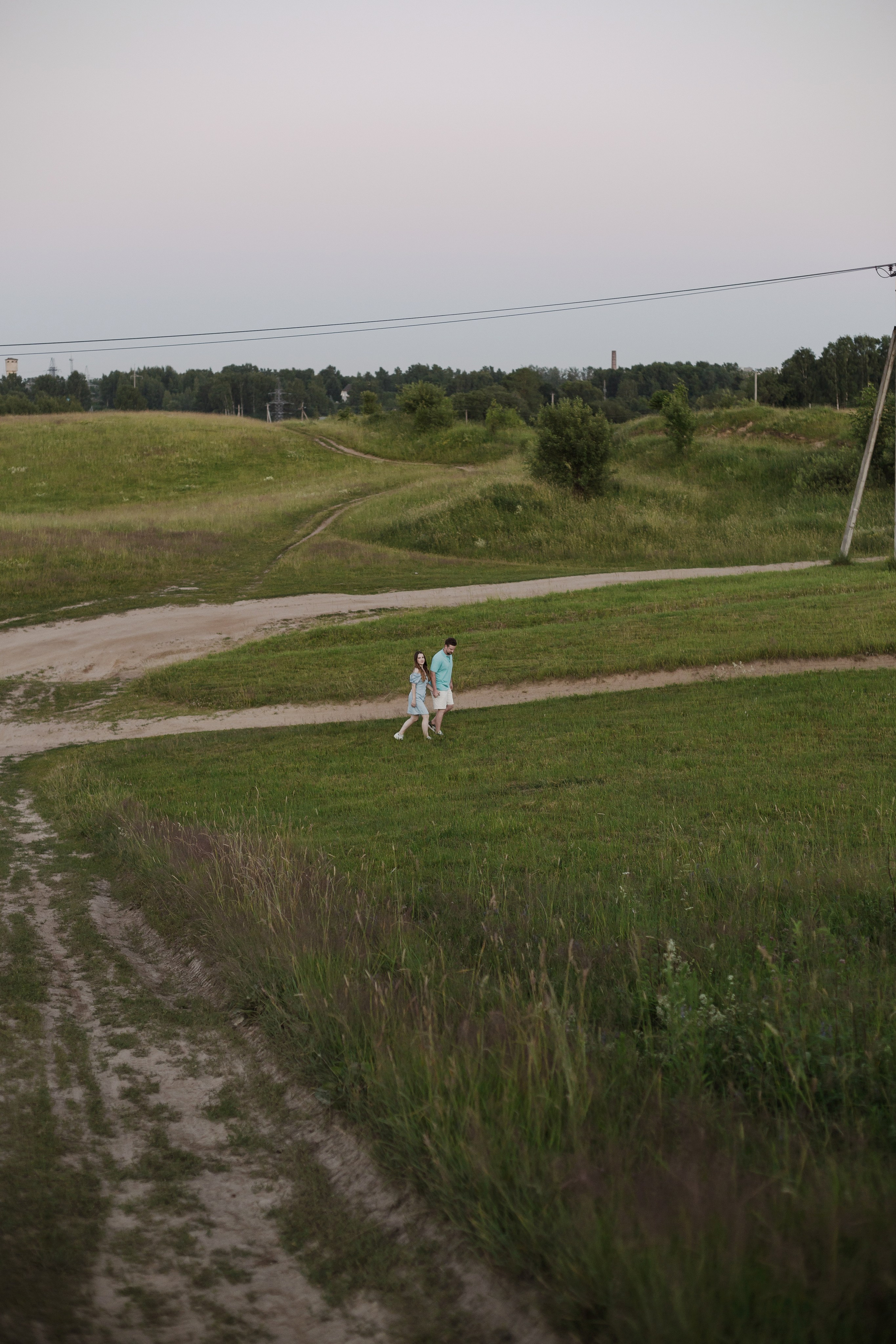 Колтушские высоты — Марина и Сергей. Портретный фотограф в Санкт-Петербурге Элина Ситникова