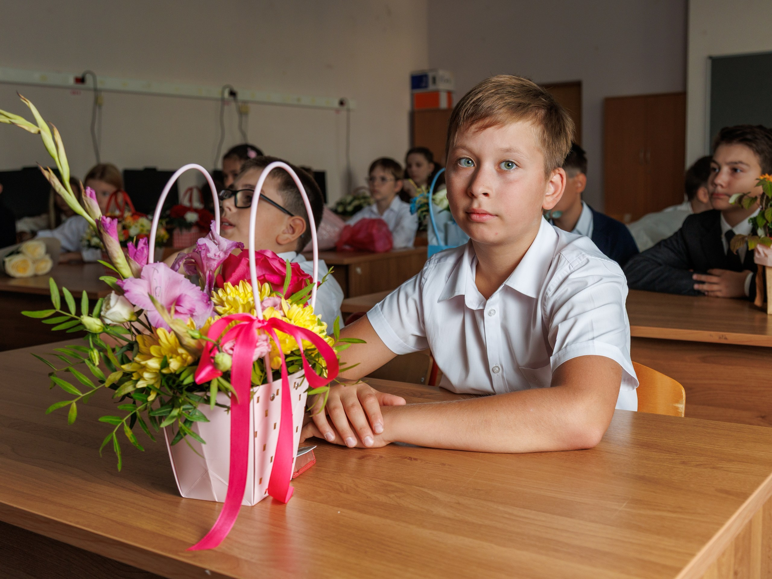 Школа 1 сентября. Фотограф Алексей Зозин в Москве