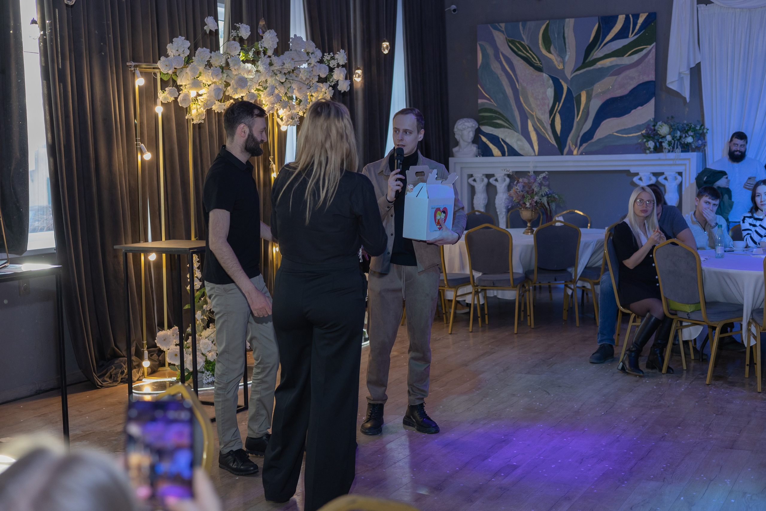 Свадебное чаепитие для молодоженов