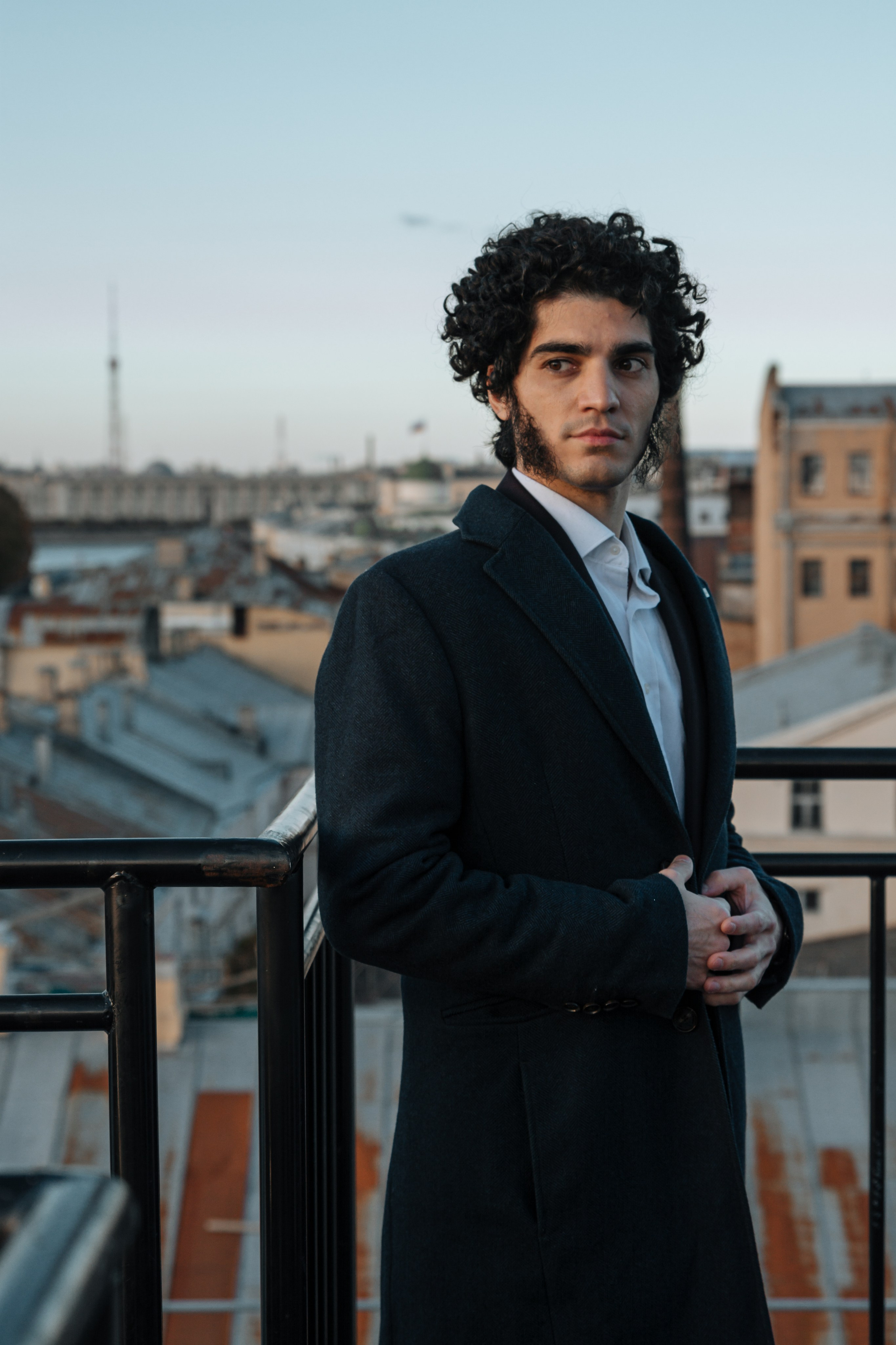 Пушкин в отеле «Оболенский». Съёмка ролика для конкурса. Портретный фотограф в Санкт-Петербурге Дмитриева Наталия