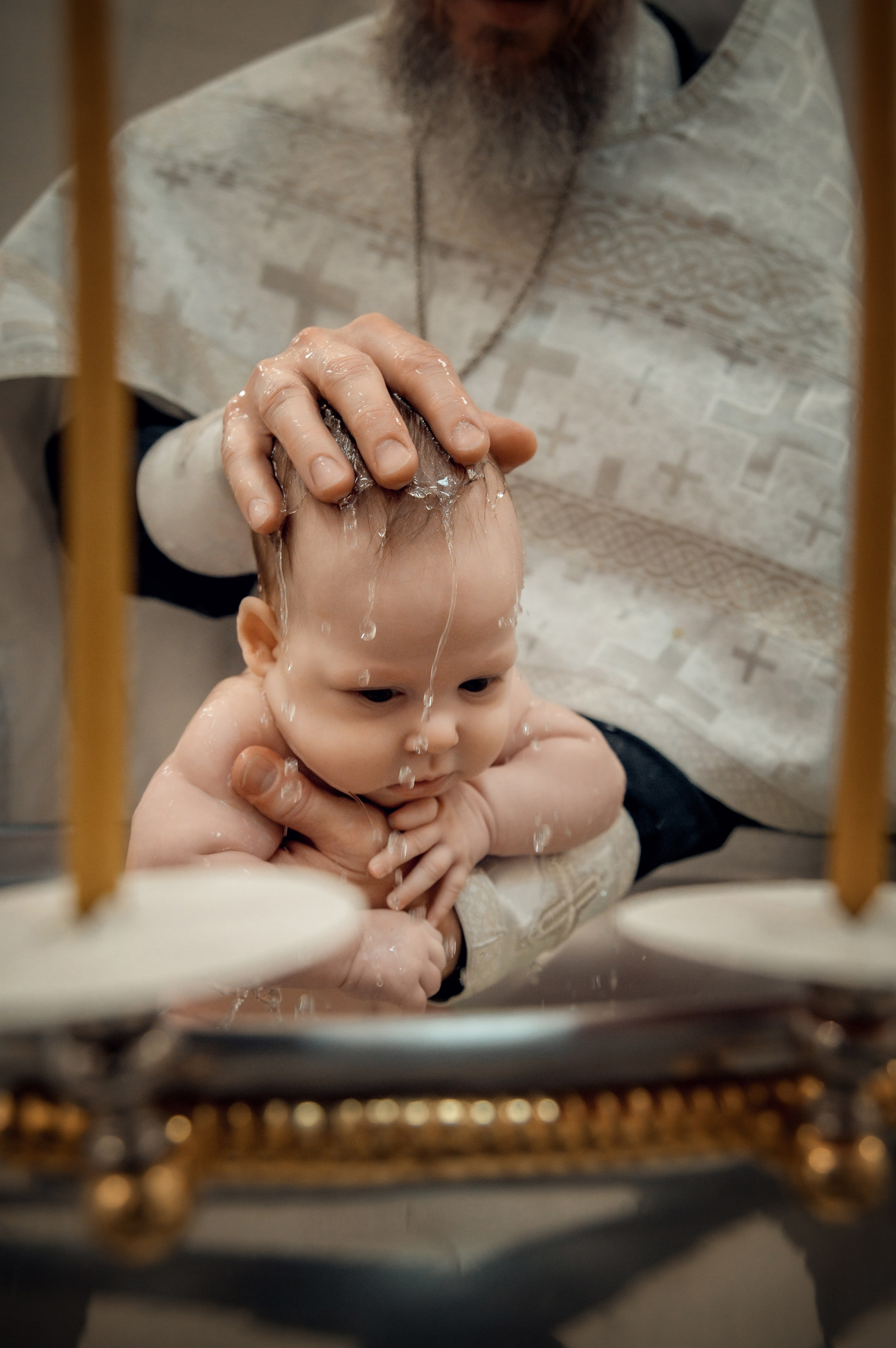 Таинство Крещения Натальи, Собор Александра Невского г. Волгоград. Церковный, семейный и репортажный фотограф Волгоград, Волжский