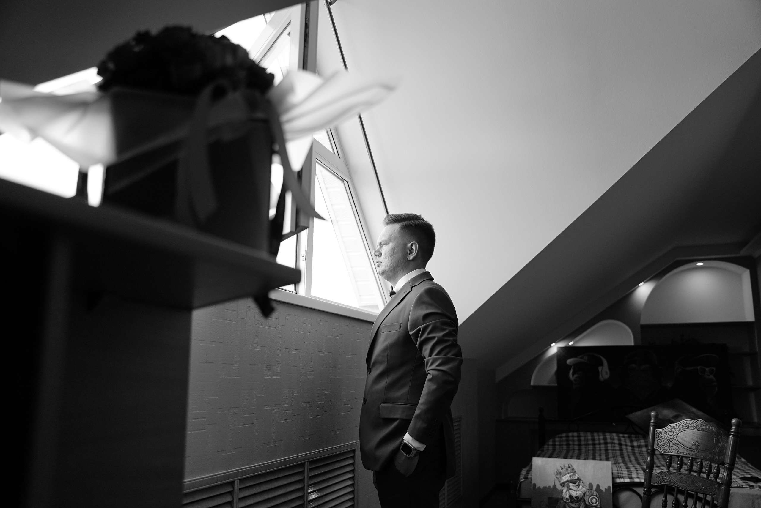 Матвей и Виктория чб. Свадебный фотограф в Самаре Анна Ковалева