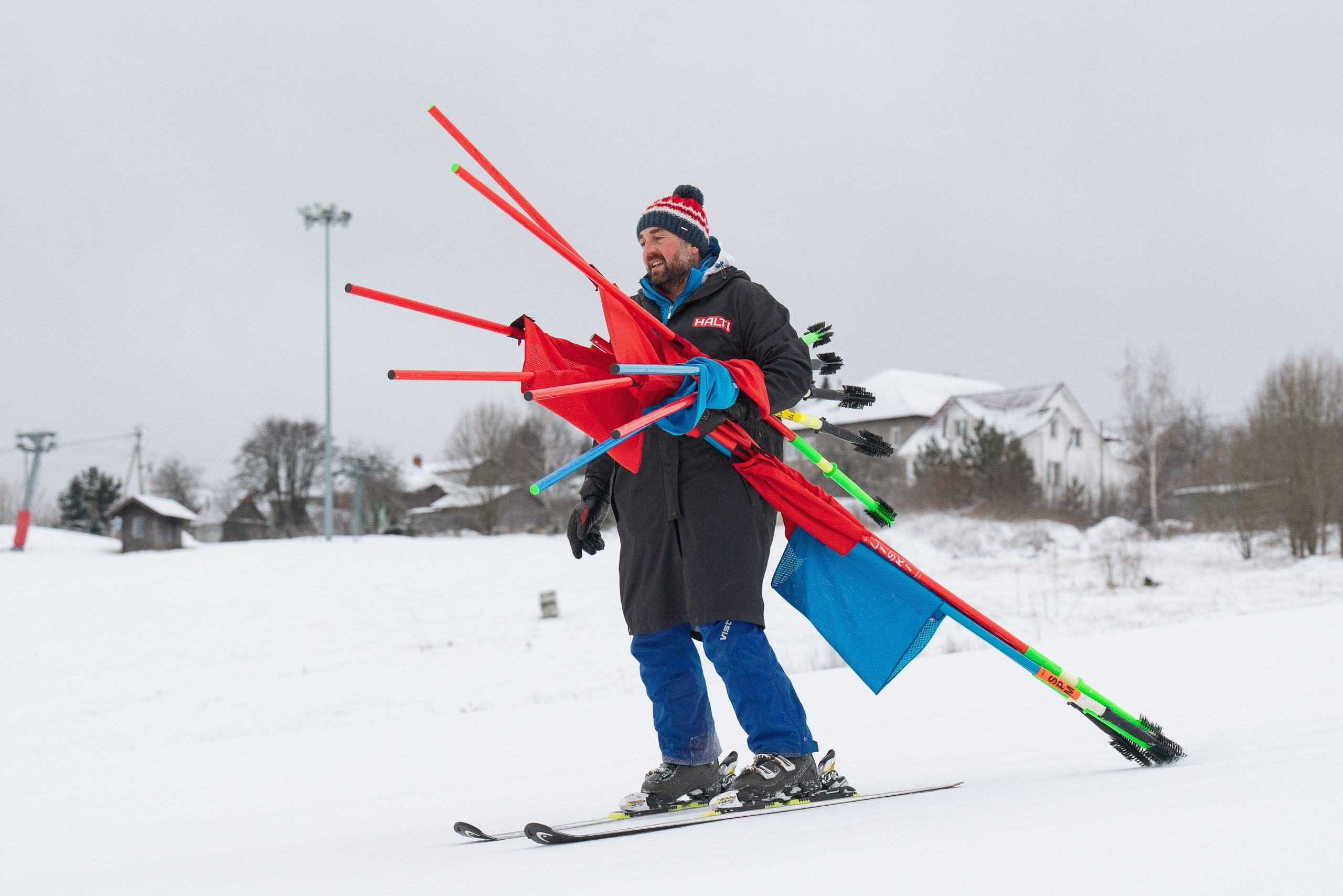 Горные лыжи. Первенство Центрального Федерального Округа. GS U16 Шуколово. Фотограф Студитский Евгений