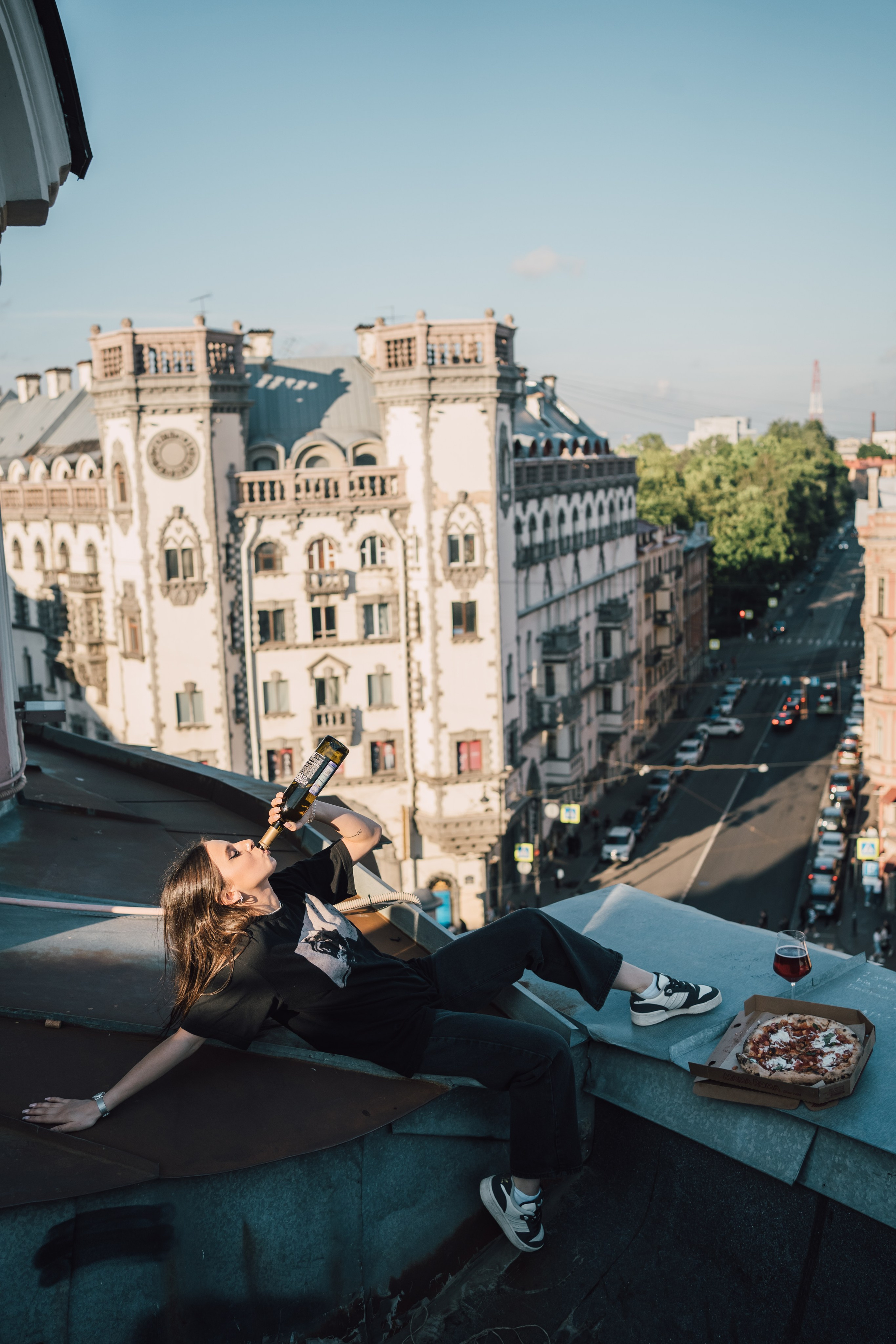 На крыше. Репортажный фотограф в Санкт-Петербурге. Фотограф на мероприятие в СПБ