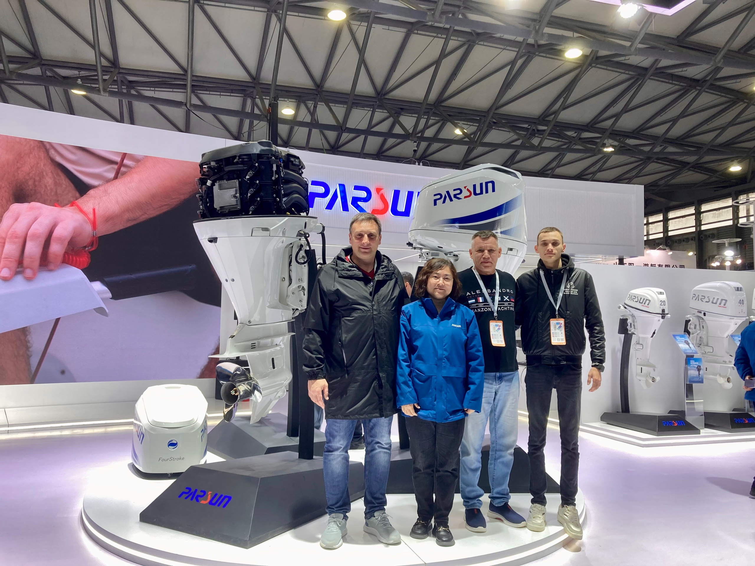 27-я КИТАЙСКАЯ (ШАНХАЙ) МЕЖДУНАРОДНАЯ ВЫСТАВКА ЛОДОК 2024. Подвесные двигатели для катеров