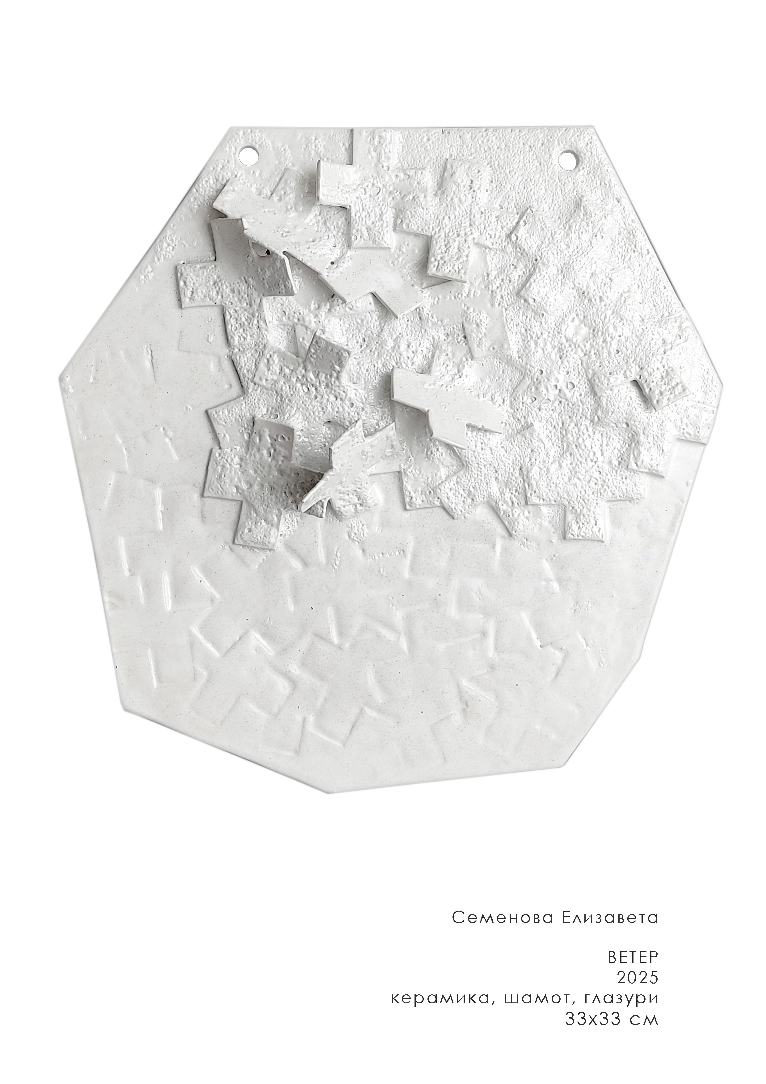 Снег. Семенова Елизавета художник, керамист, преподаватель