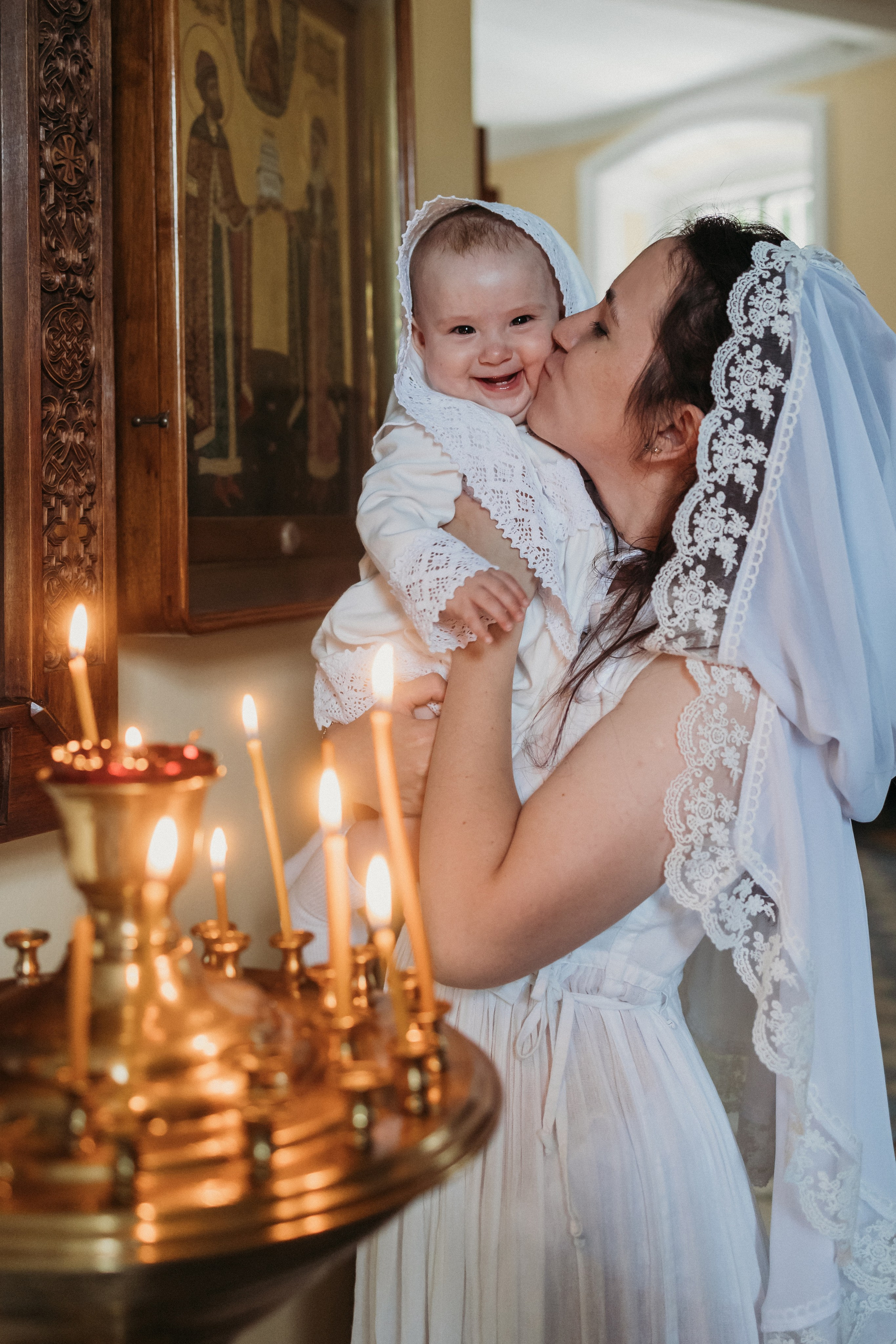 Таинство Крещения Елизаветы. Семейный фотограф и видеограф Попова Юлия