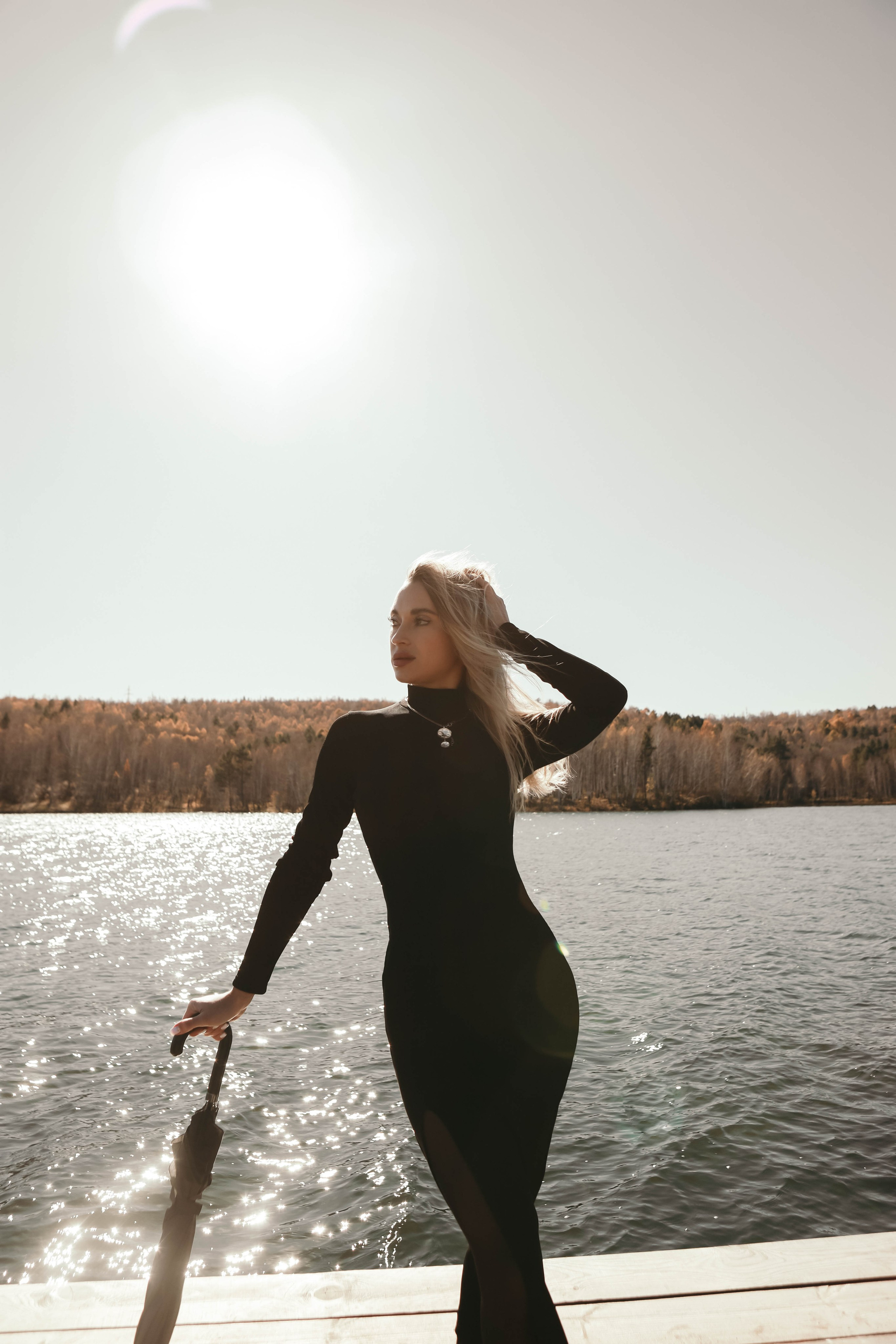 Кристина с зонтом. Фотограф в Иркутске