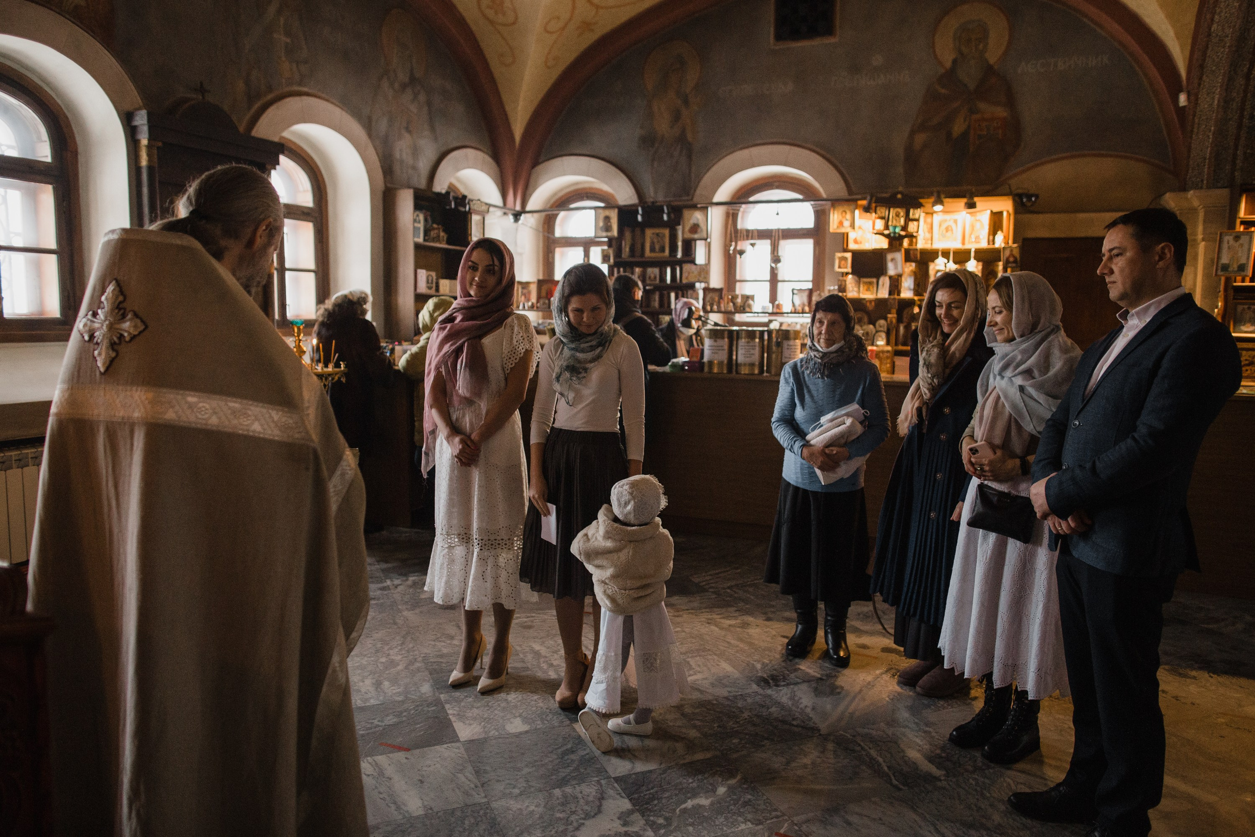 Крещение. Репортажный и свадебный фотограф в Москве Лена Таращенко