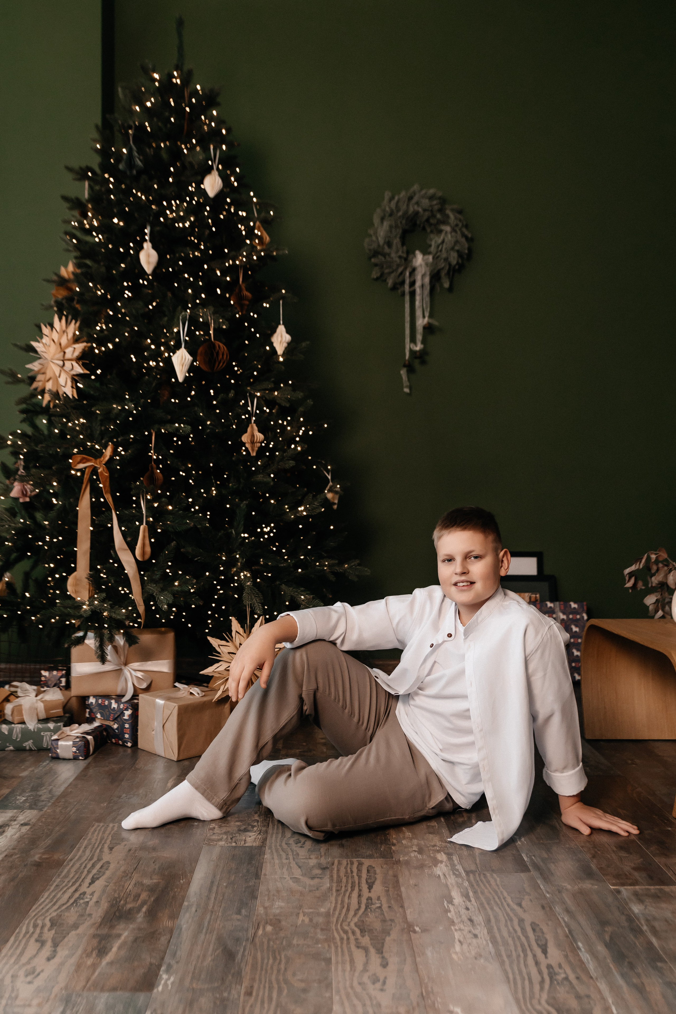 Новогодняя. Семейный фотограф Минск Усова Ольга